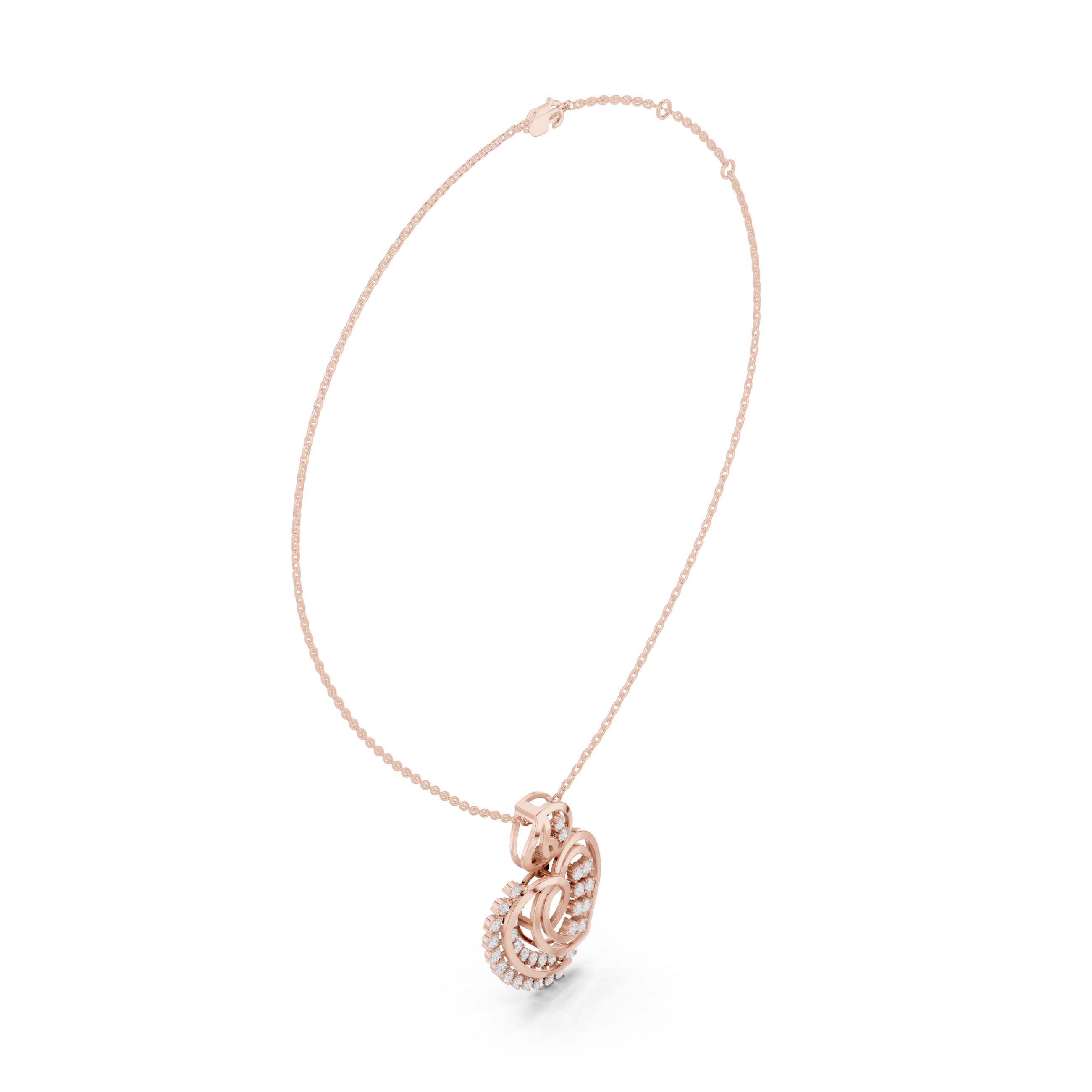 Leafora Wing Diamond Pendant