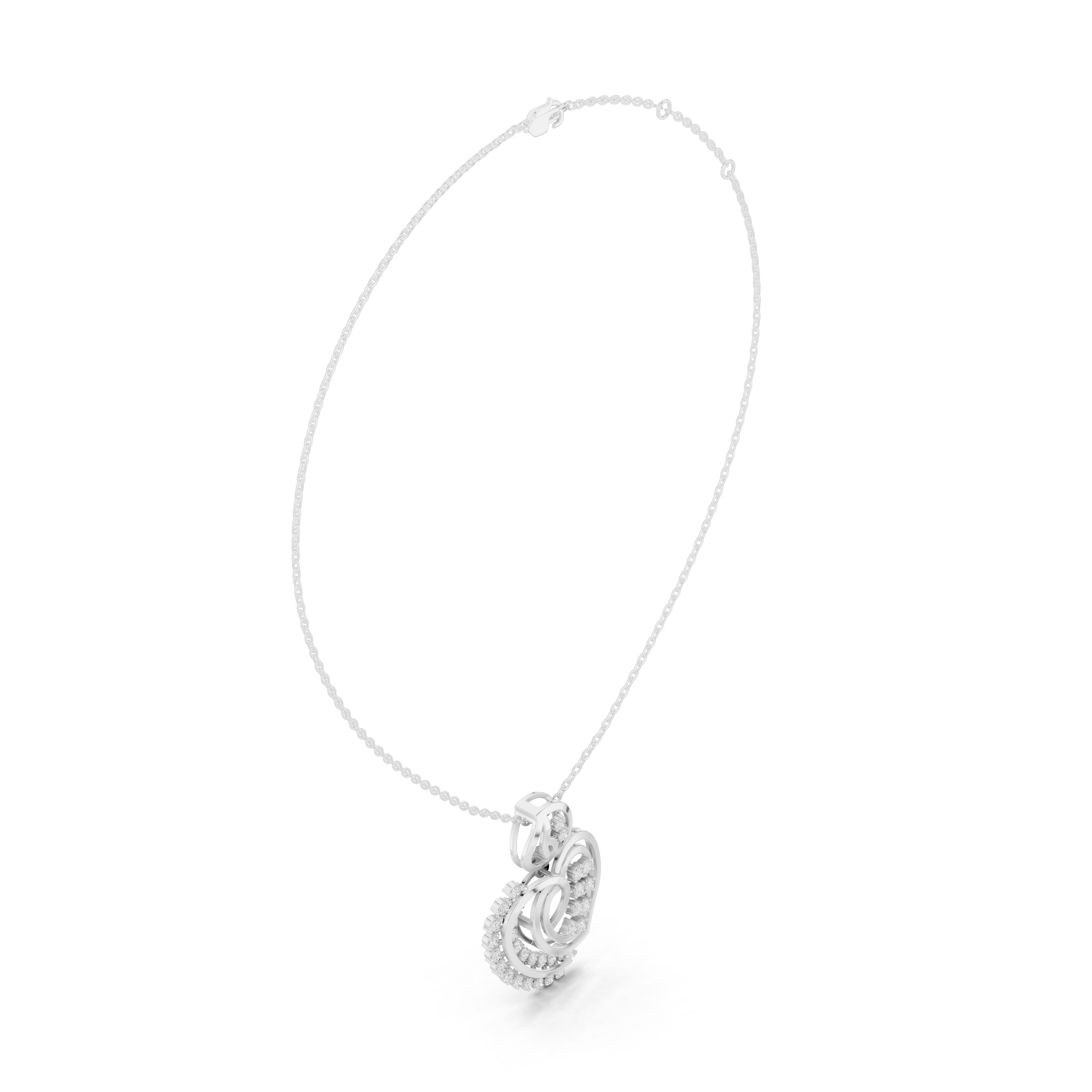 Leafora Wing Diamond Pendant