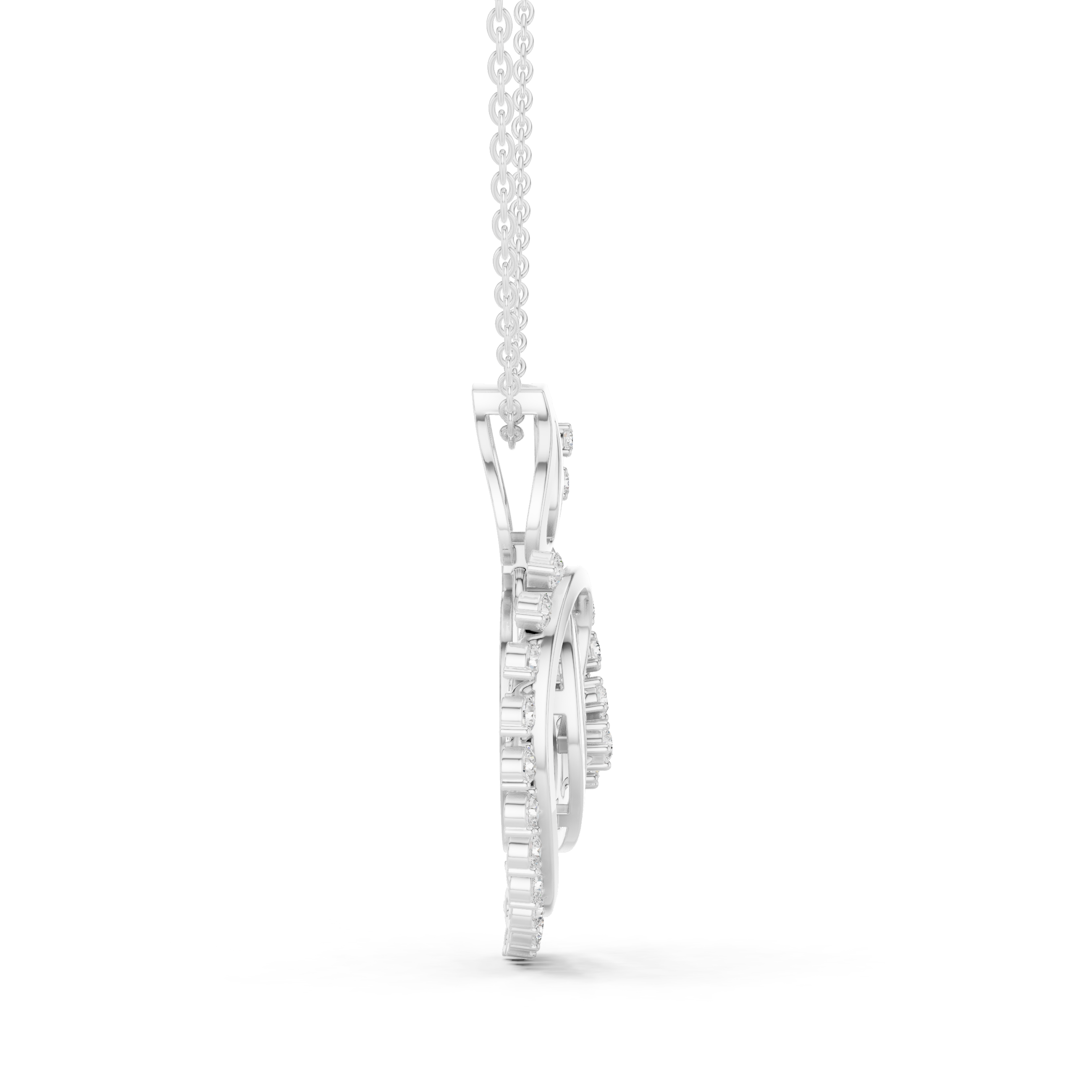 Leafora Wing Diamond Pendant