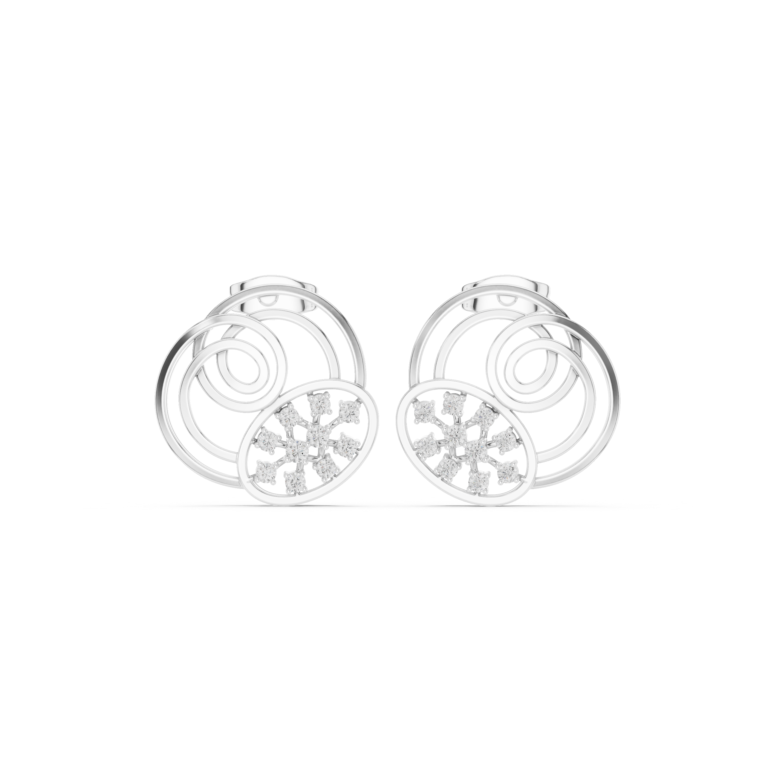 Kiara Spiral Diamond Earrings