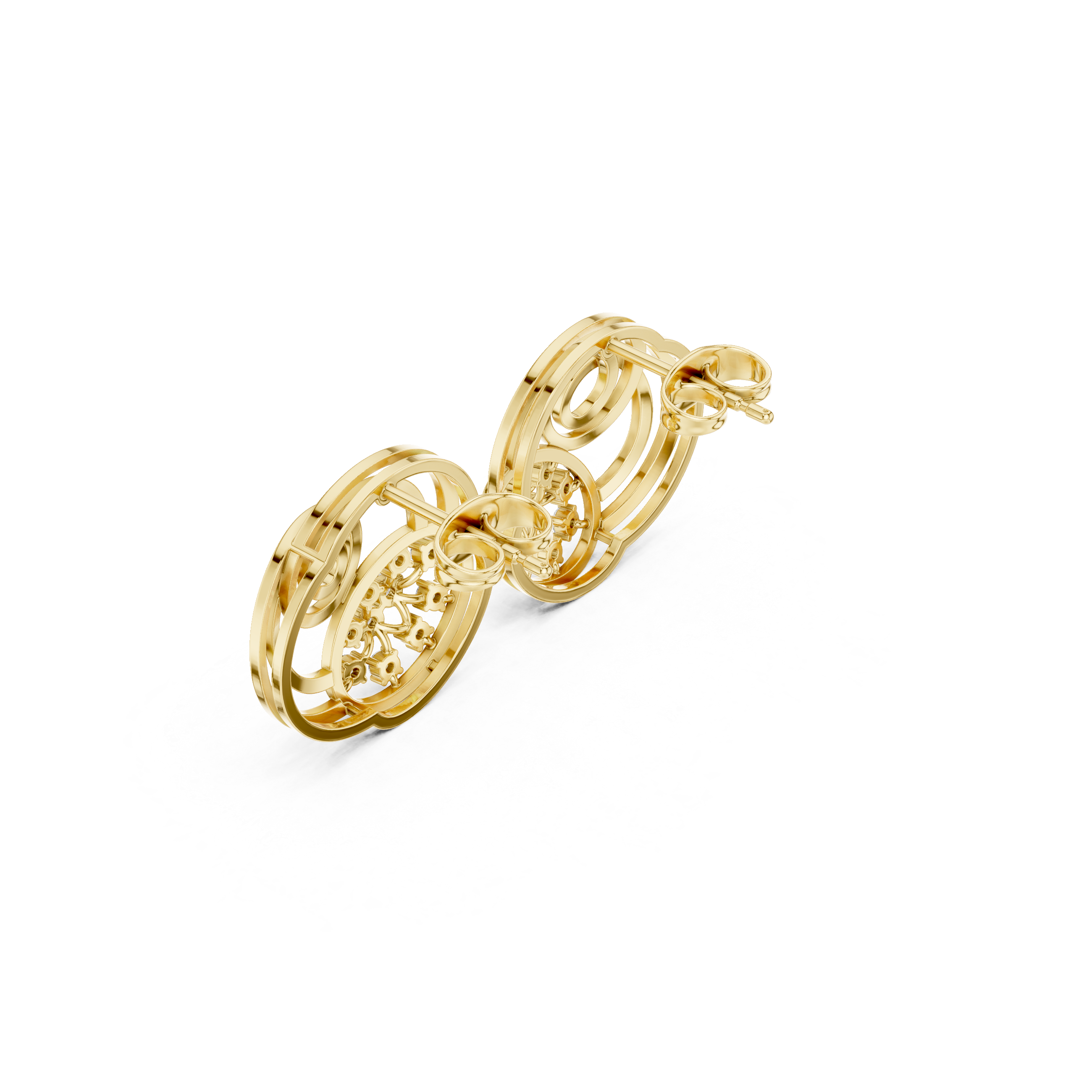 Kiara Spiral Diamond Earrings
