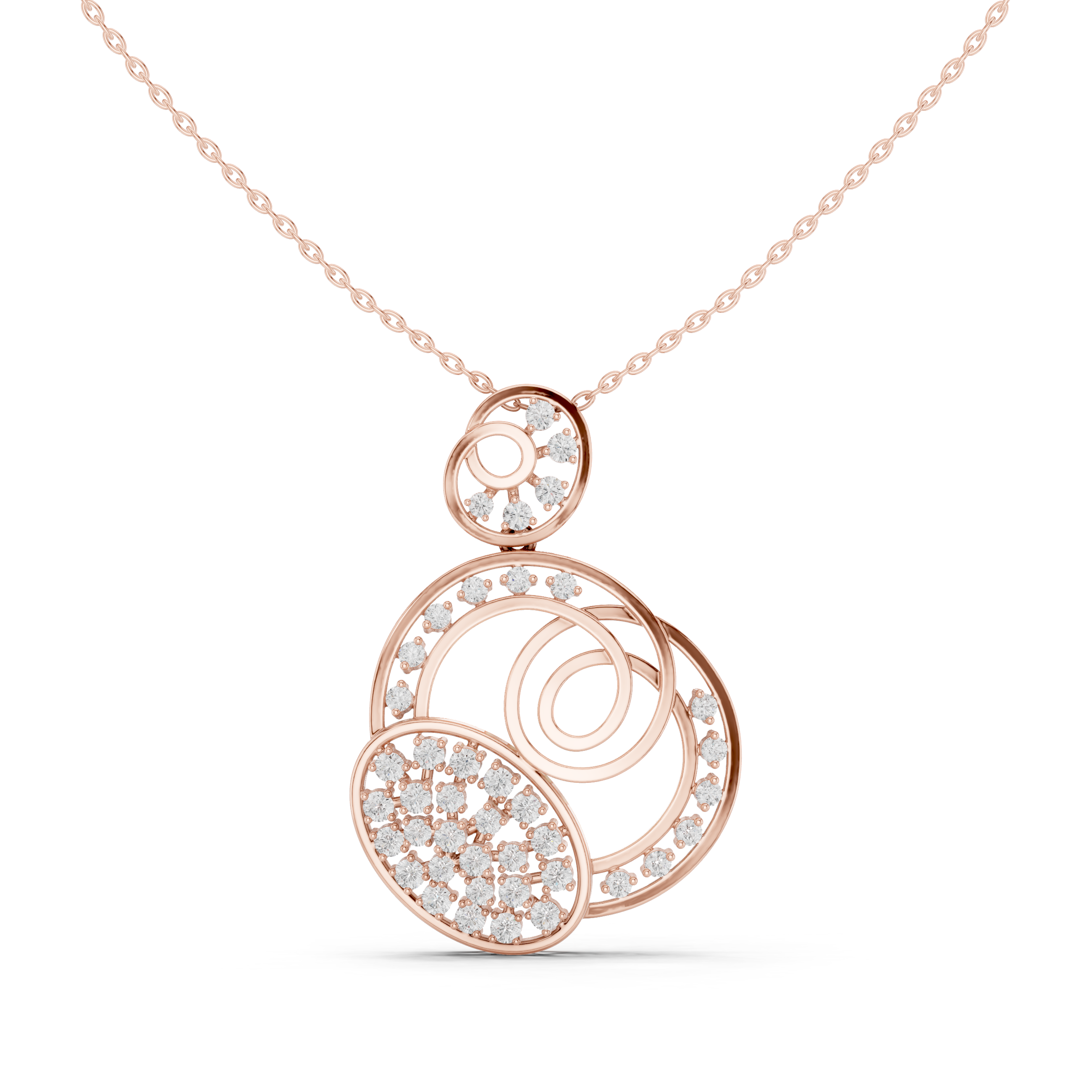 Florenza Orbit Diamond Pendant