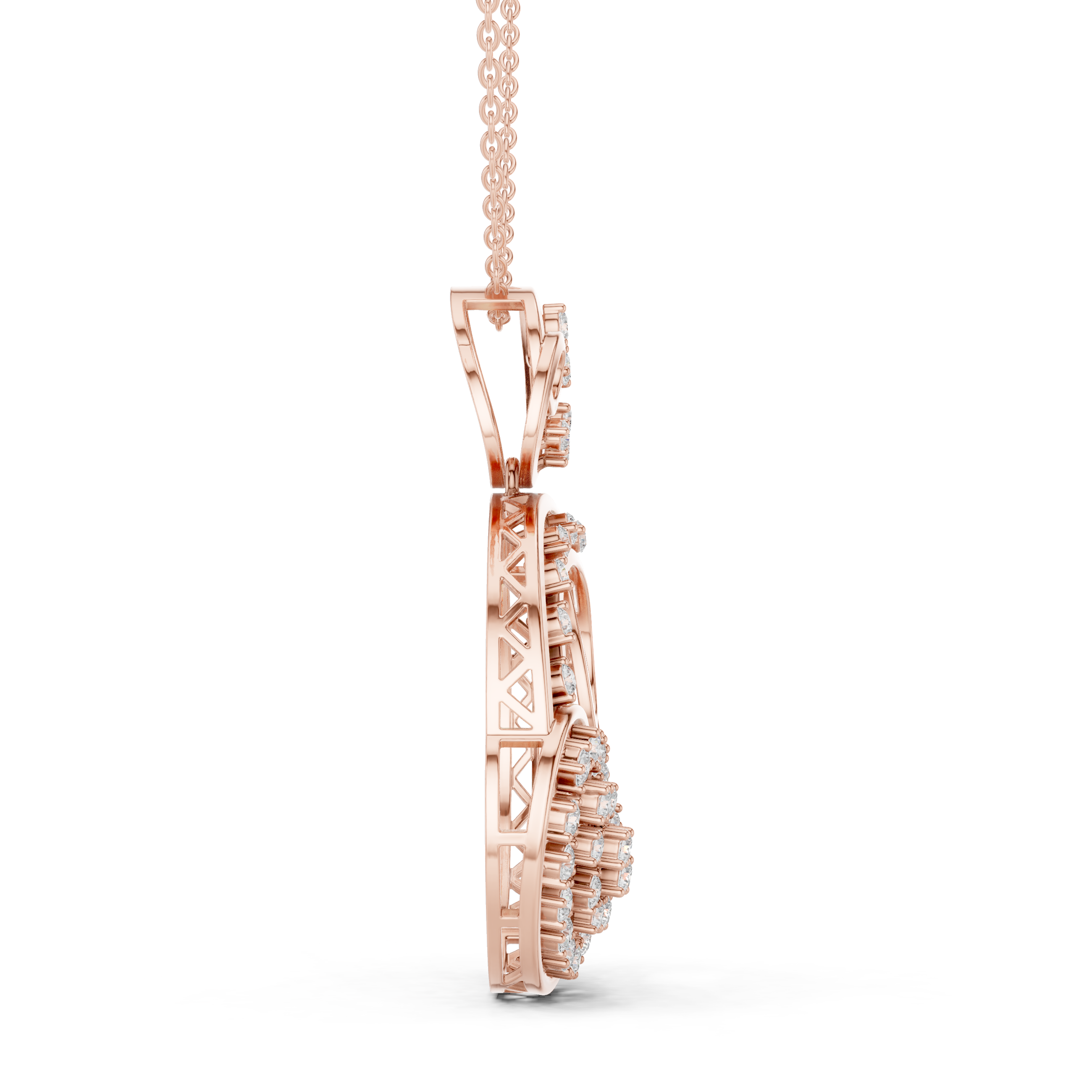 Florenza Orbit Diamond Pendant