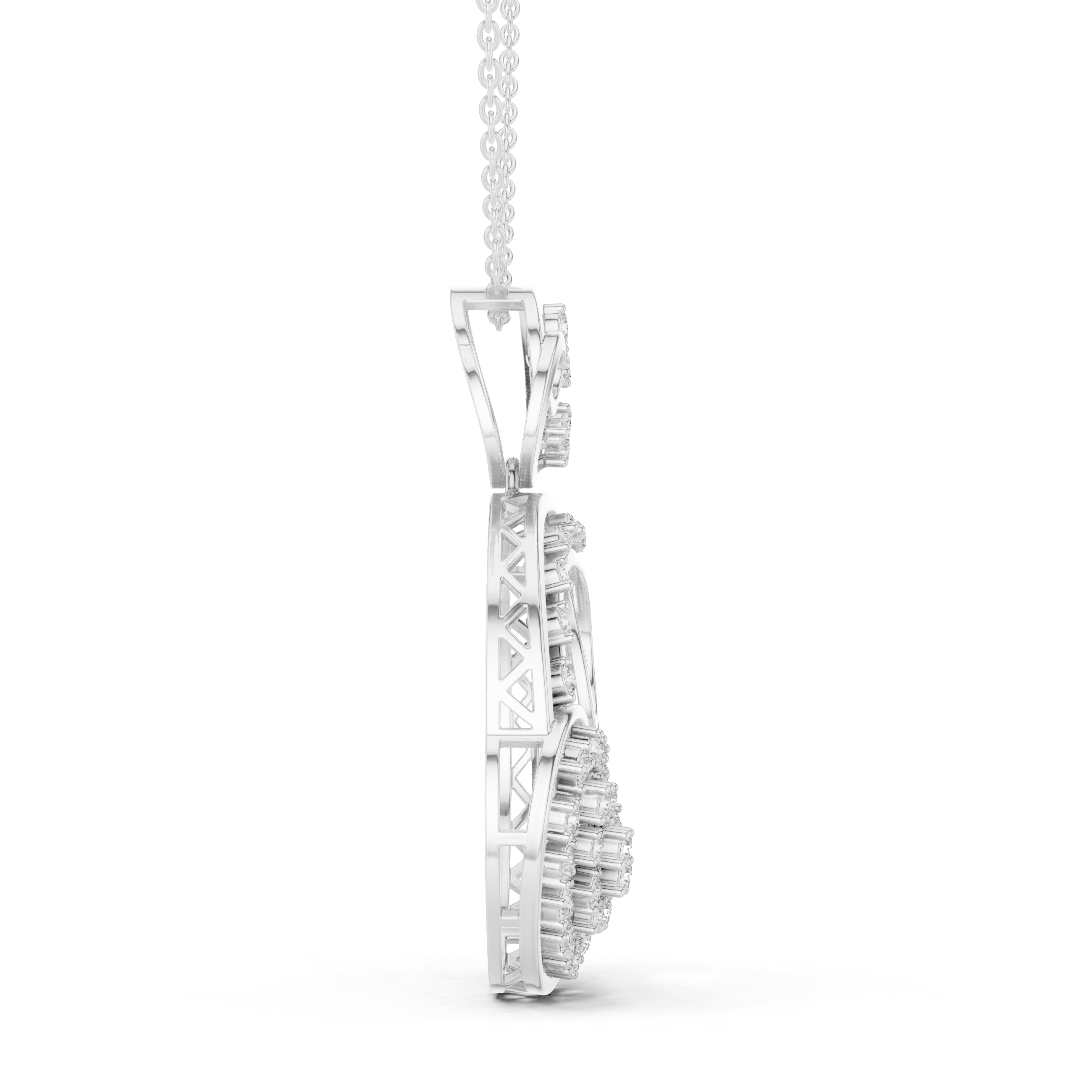 Florenza Orbit Diamond Pendant