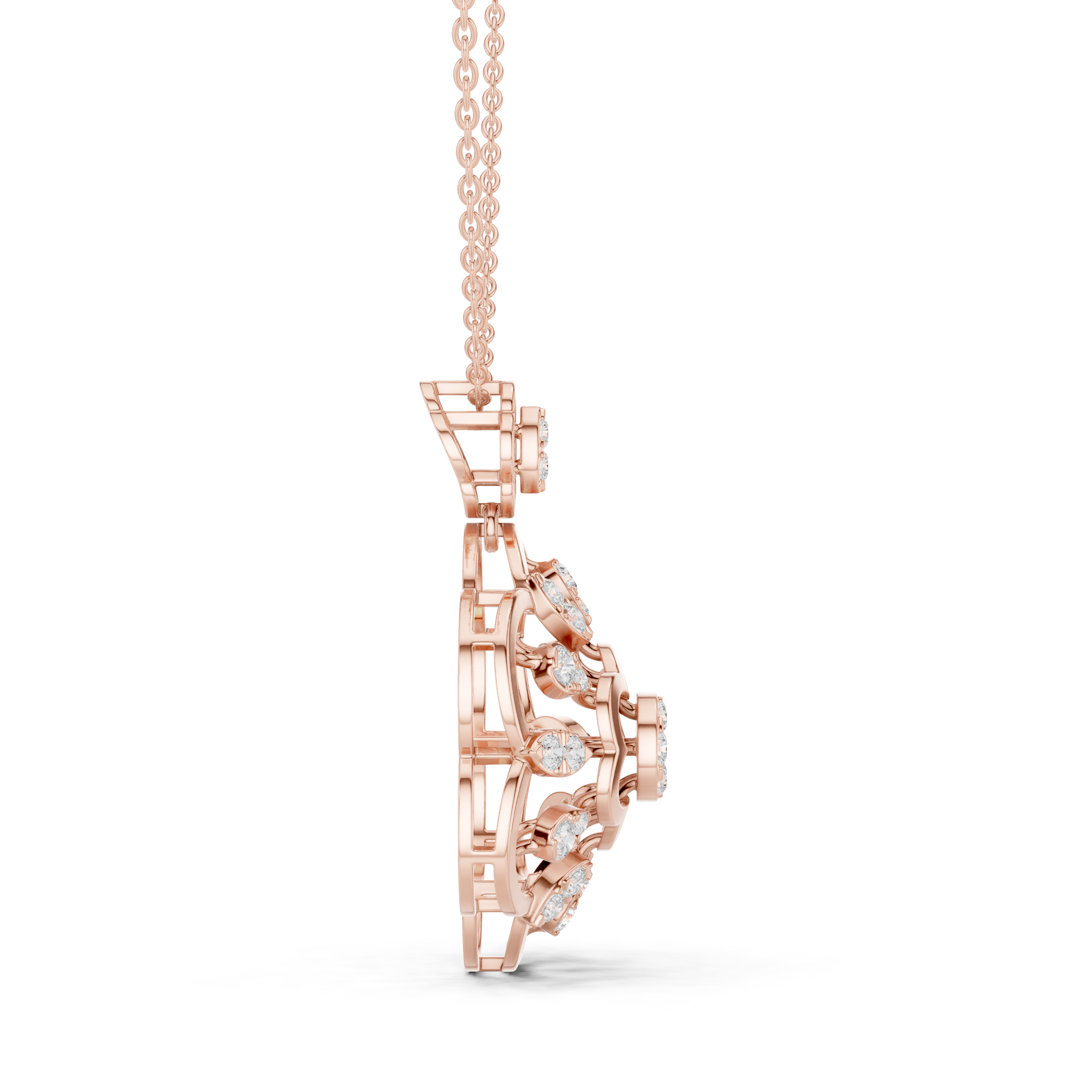 Floraglow Diamond Pendant