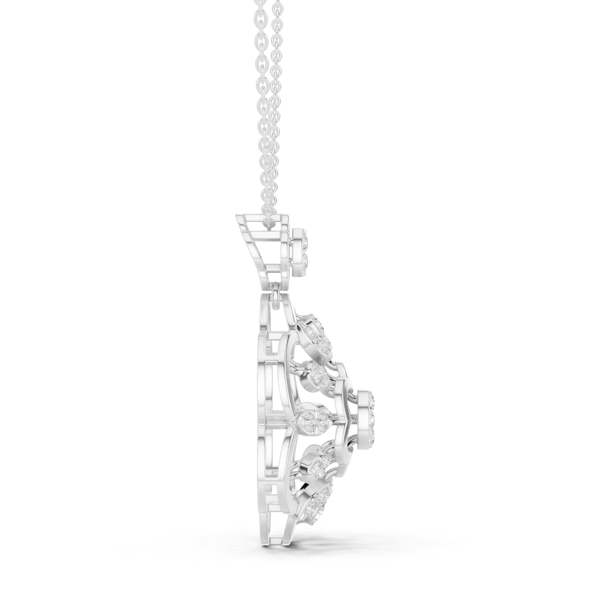 Floraglow Diamond Pendant