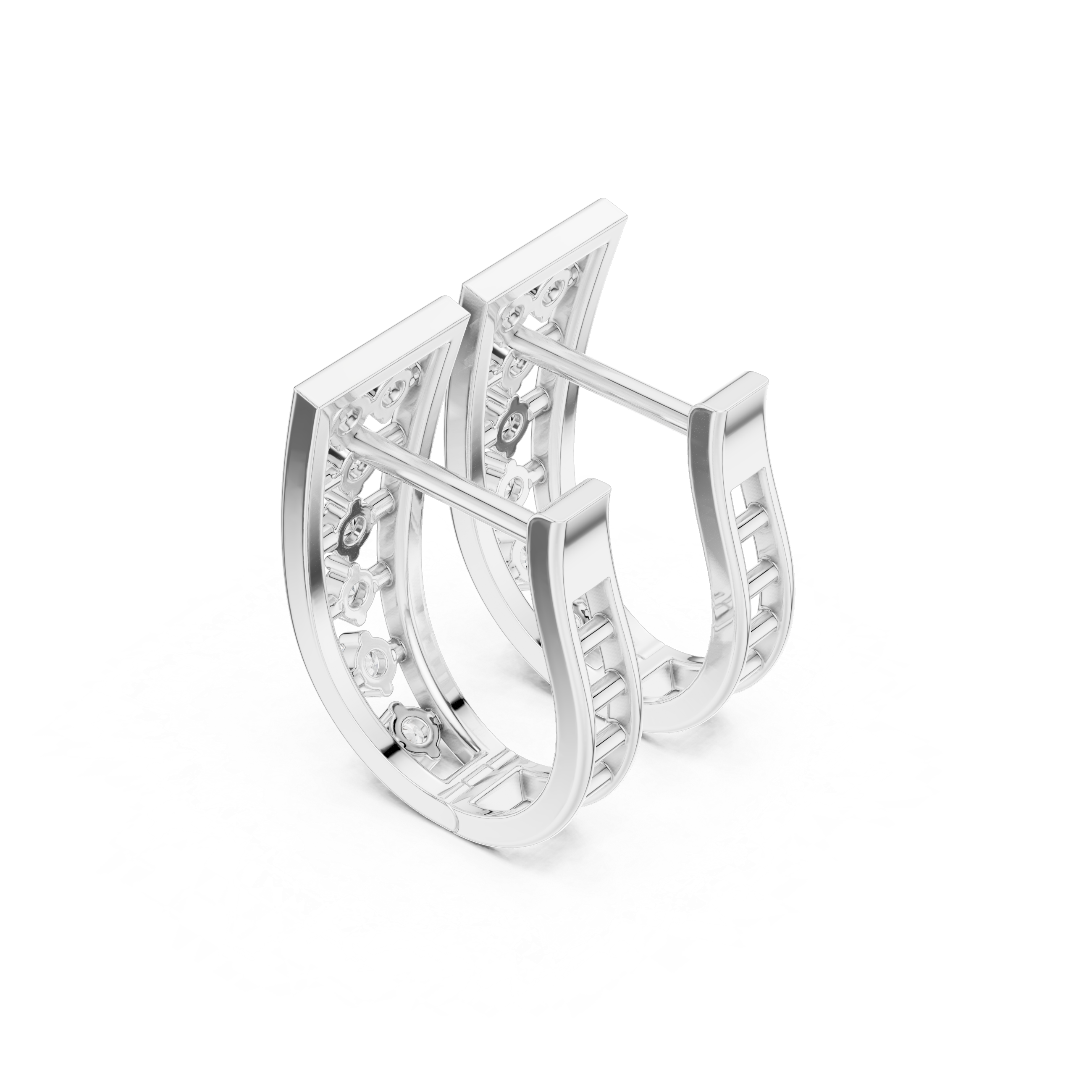 Victoria Prism Diamond Earrings