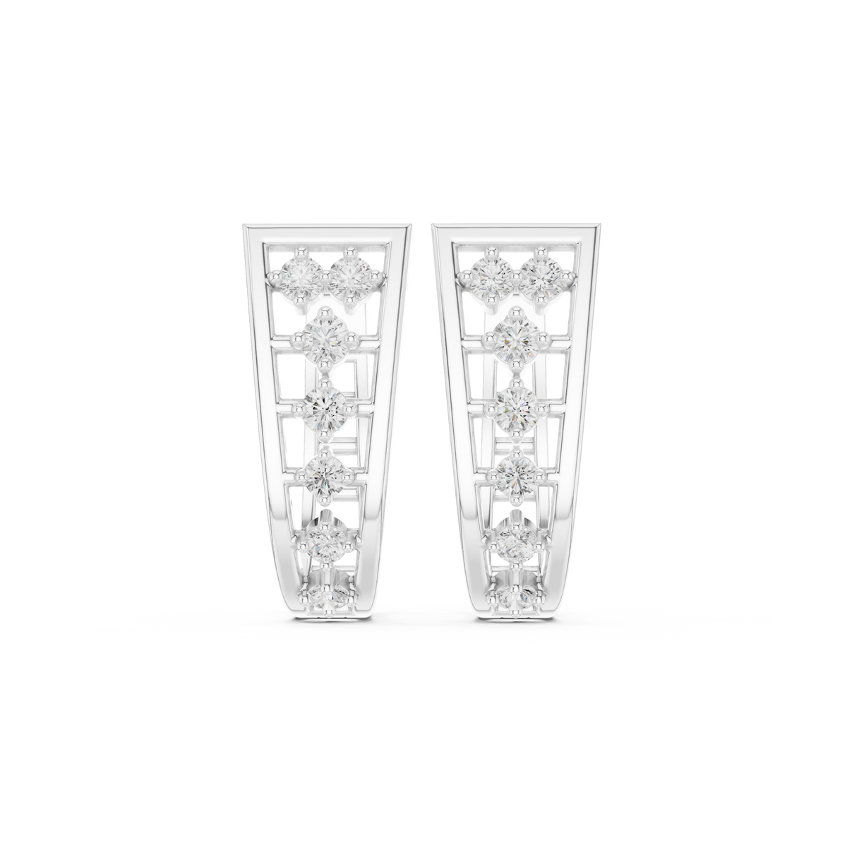 Victoria Prism Diamond Earrings