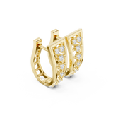 Victoria Prism Diamond Earrings