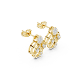 Senlisse Lotus Diamond Earrings