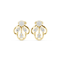 Senlisse Lotus Diamond Earrings