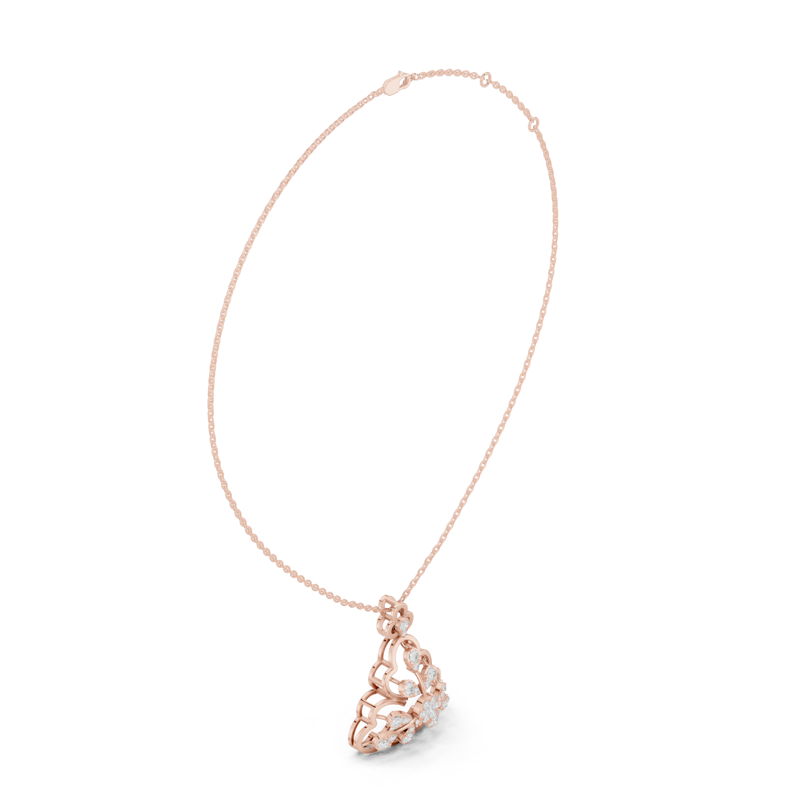 Trivana Bloom Diamond Pendant