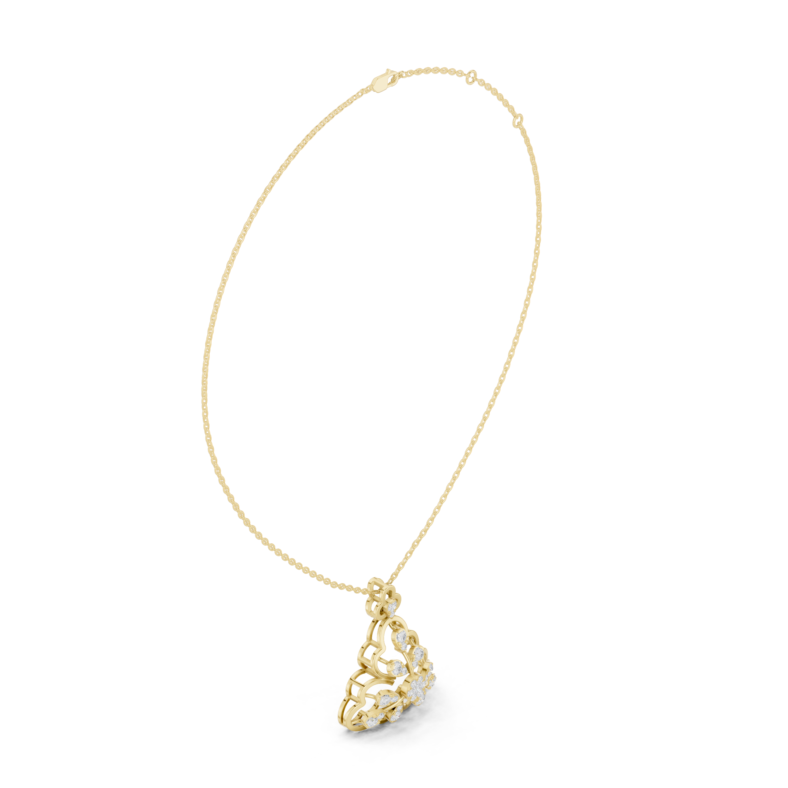 Trivana Bloom Diamond Pendant