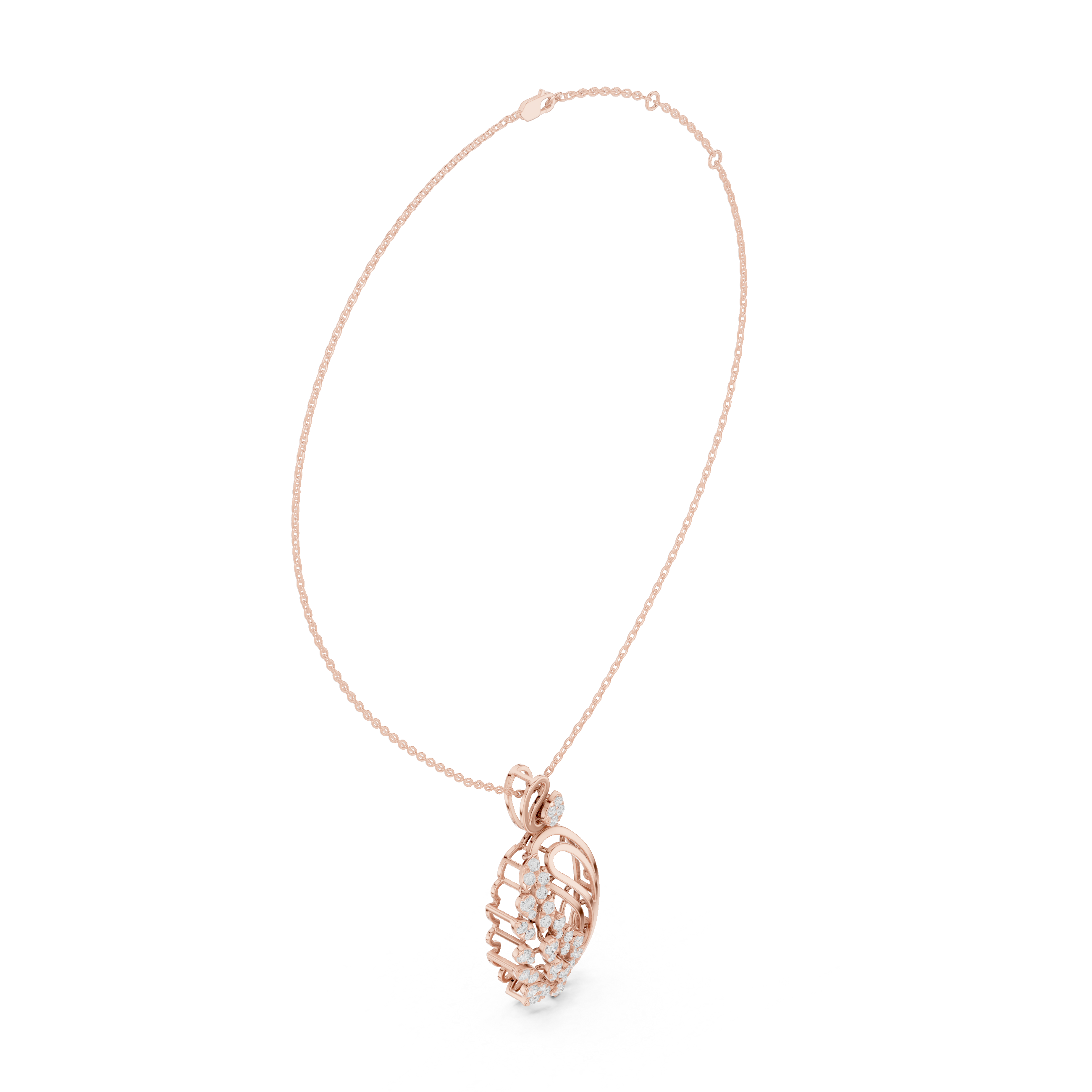Aeris Wing Diamond Pendant