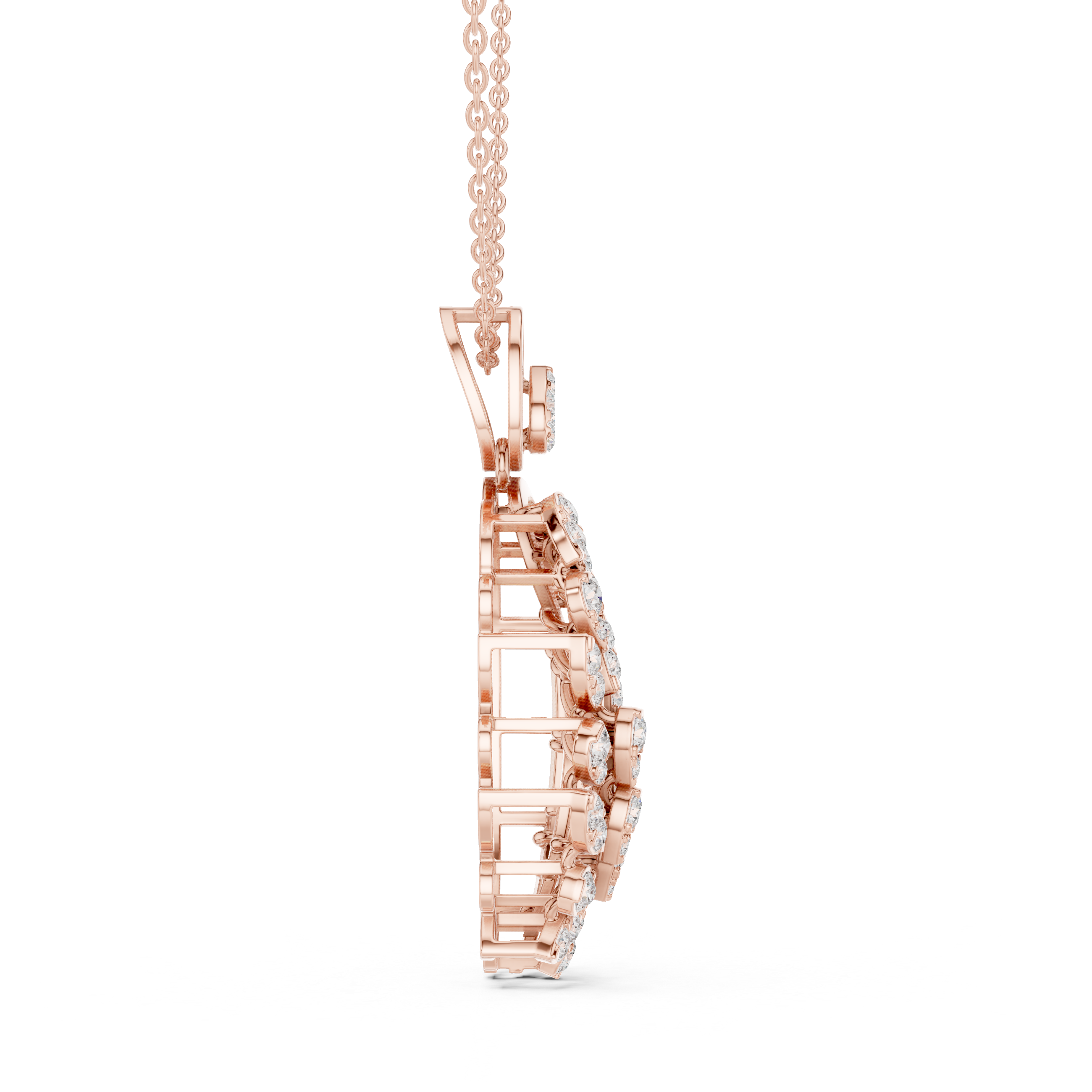 Aeris Wing Diamond Pendant