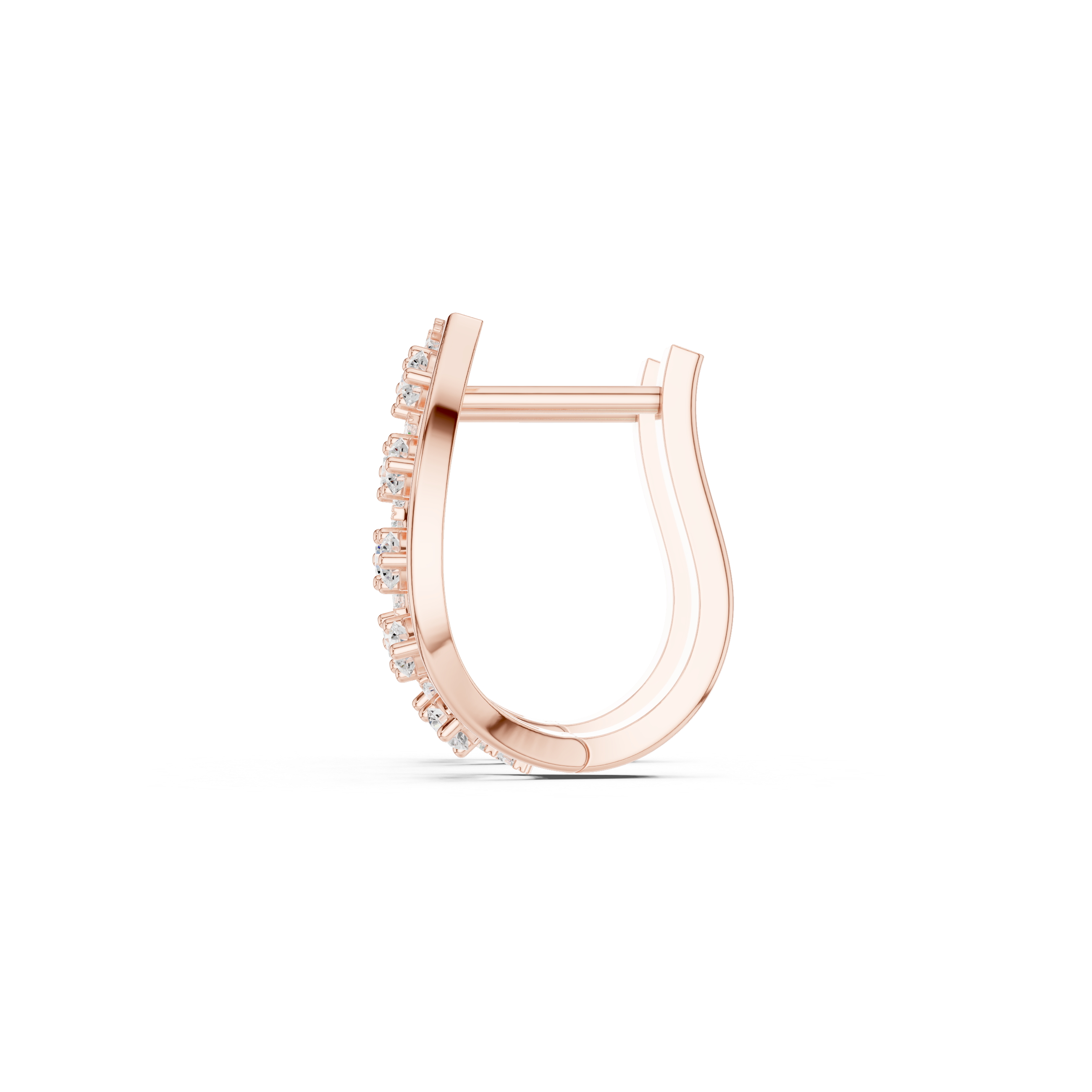 Velmira Five Stone Hoop Earrings