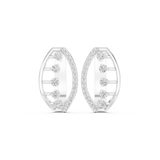 Velmira Five Stone Hoop Earrings