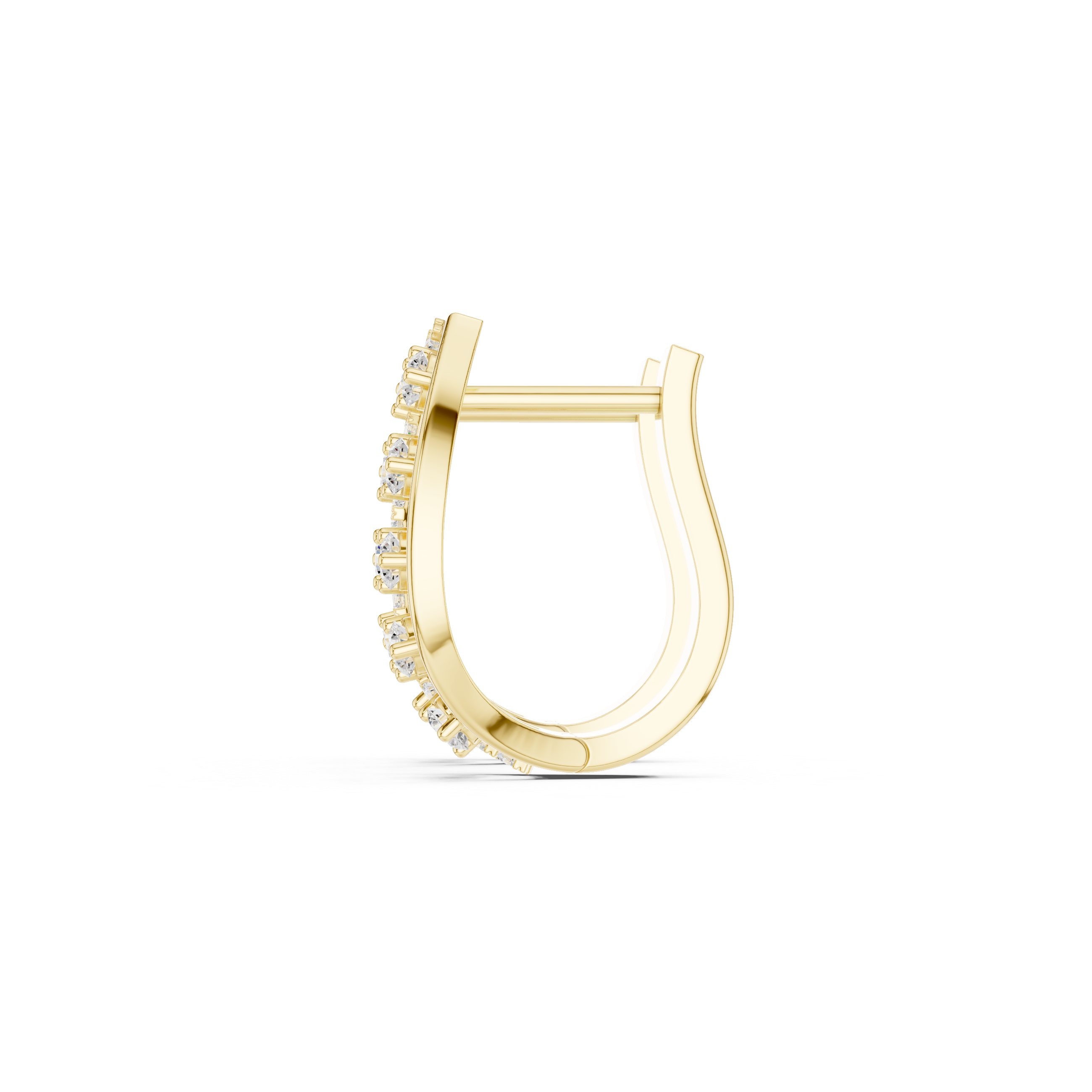 Velmira Five Stone Hoop Earrings