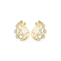 Aqualeaf Flow Diamond Earrings