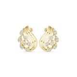 Aqualeaf Flow Diamond Earrings