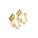 Orlitra Triangle Frame Diamond Earrings.