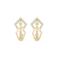 Orlitra Triangle Frame Diamond Earrings.