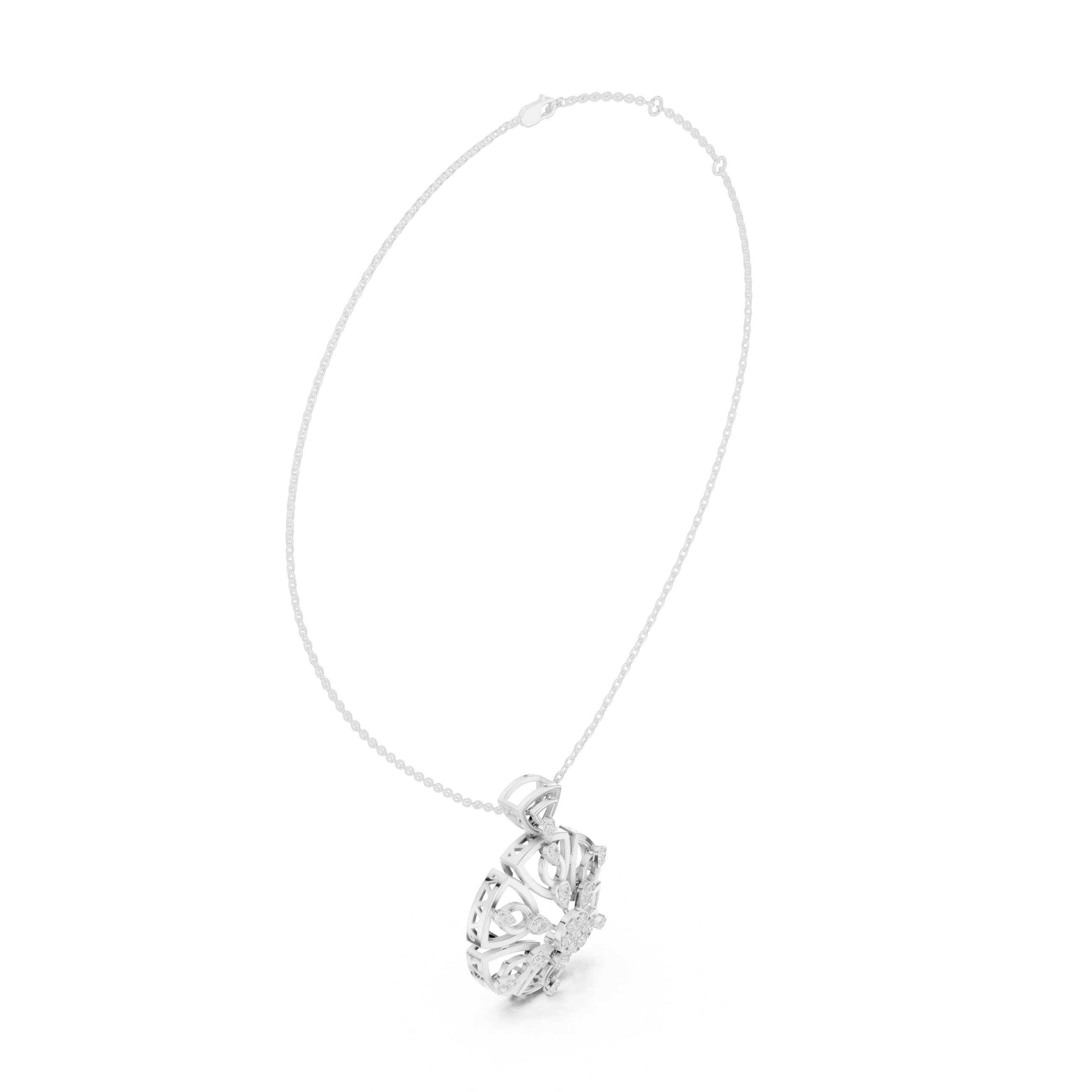 Roselith Diamond Pendant