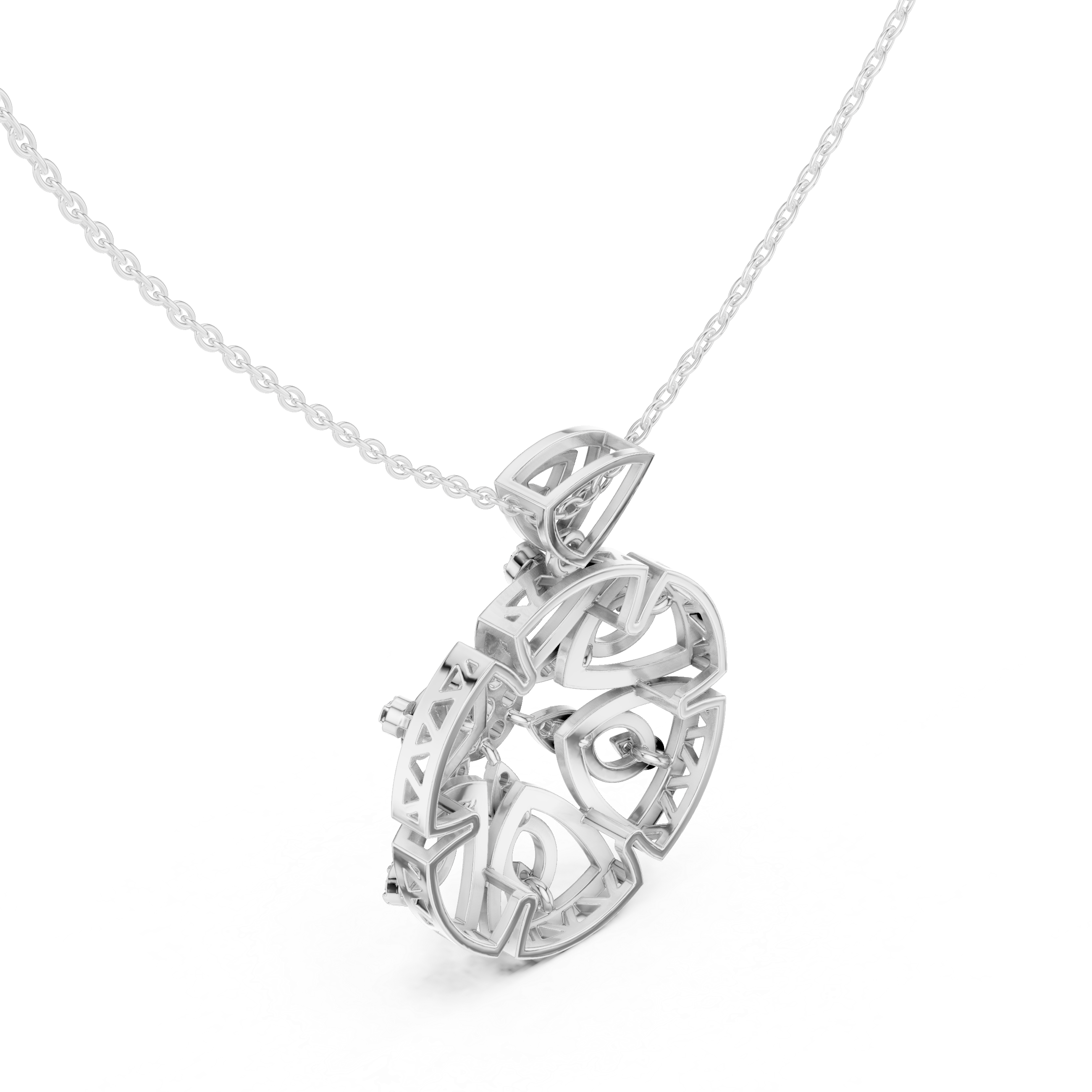 Roselith Diamond Pendant