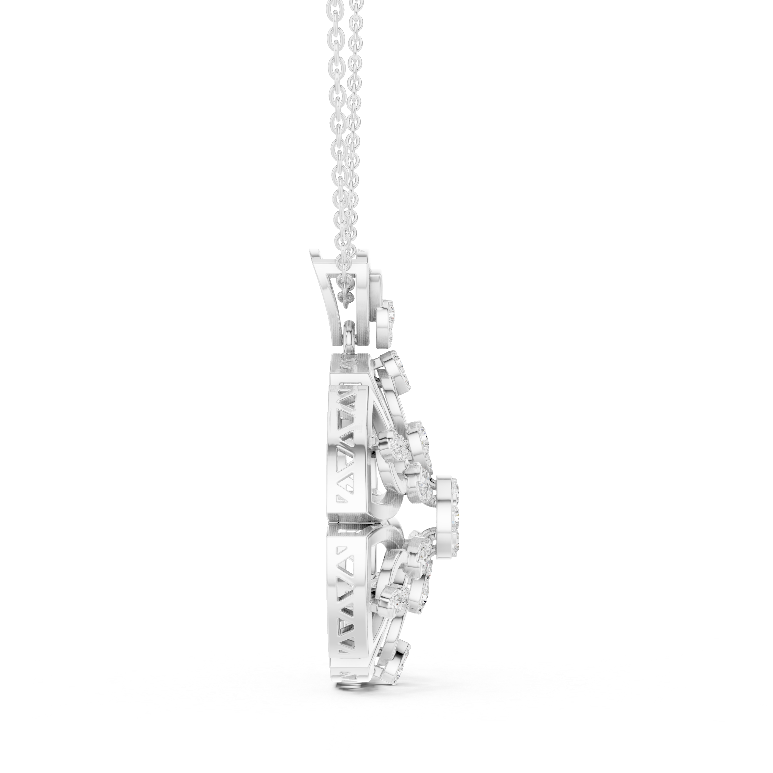 Roselith Diamond Pendant