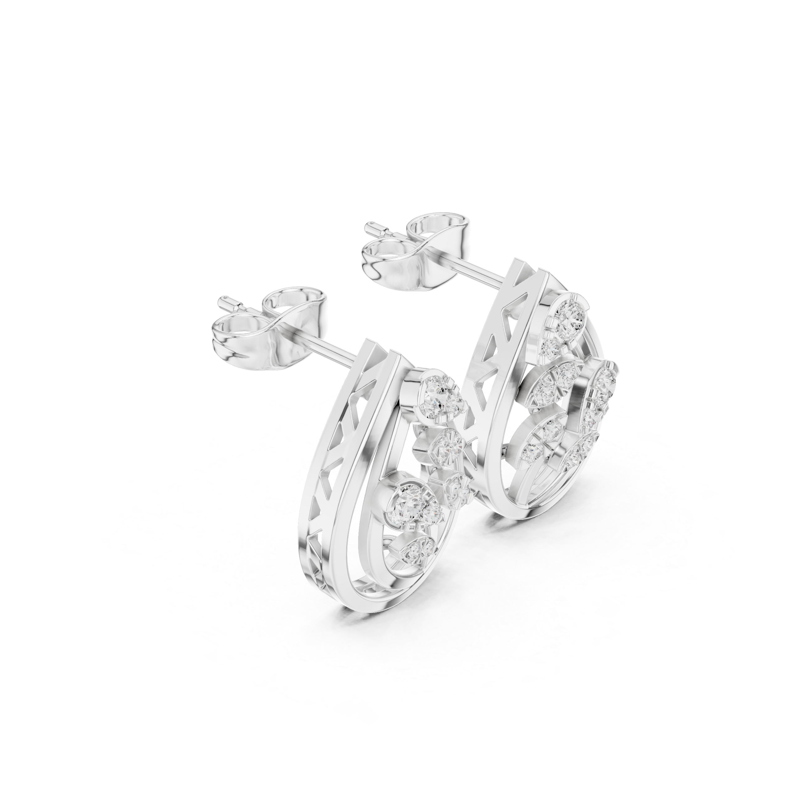 Leaforia Diamond Earrings