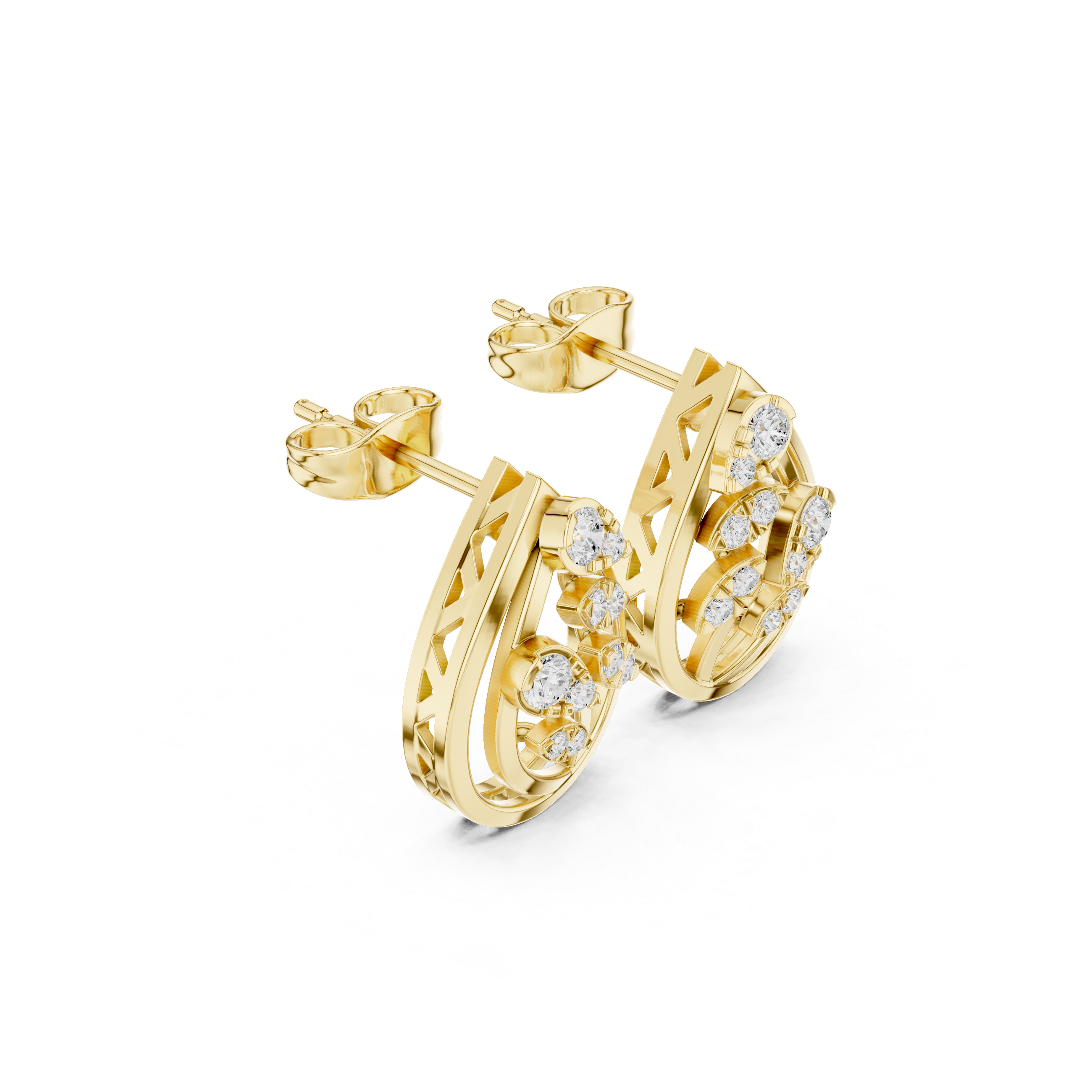 Leaforia Diamond Earrings