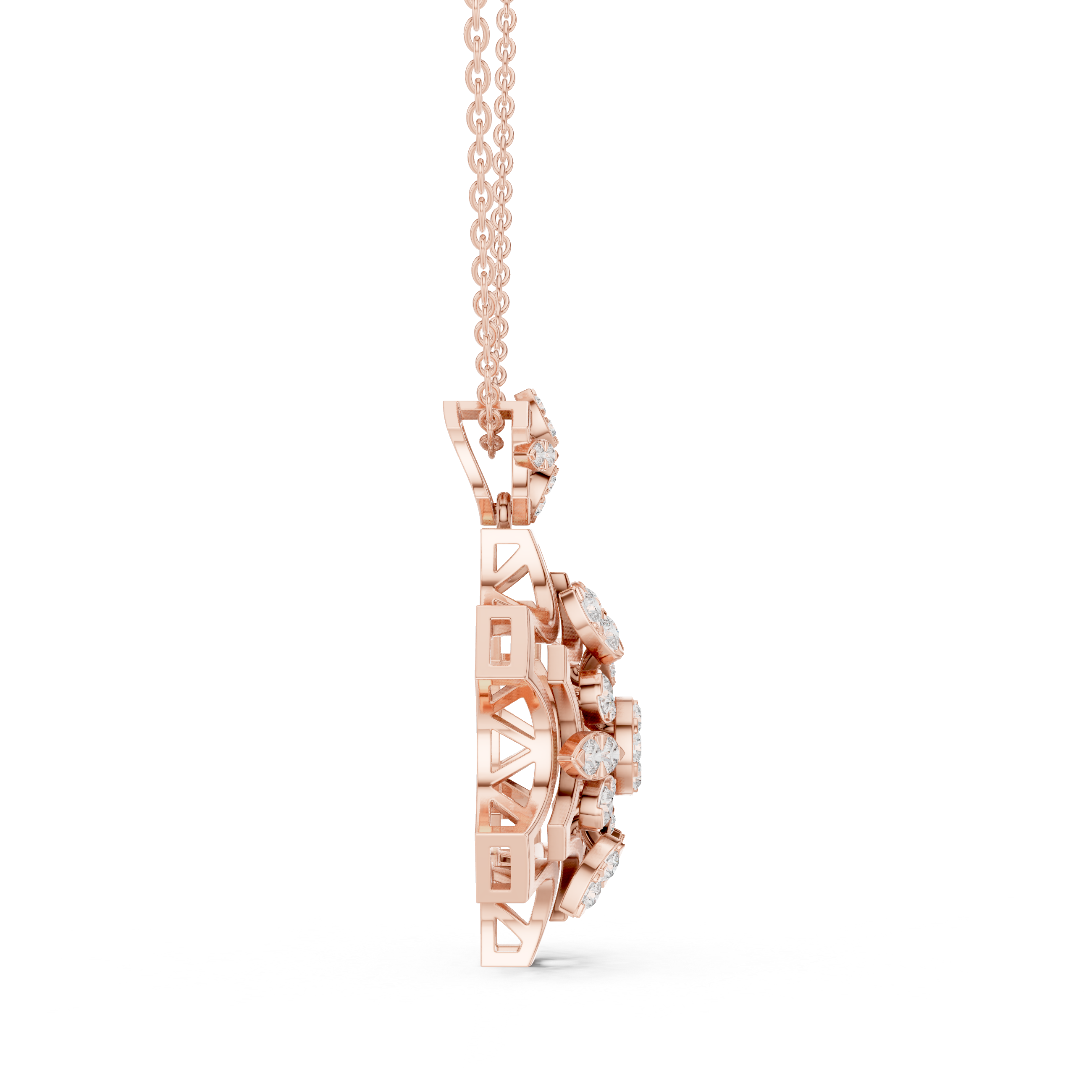 Hexaflora Diamond Pendant