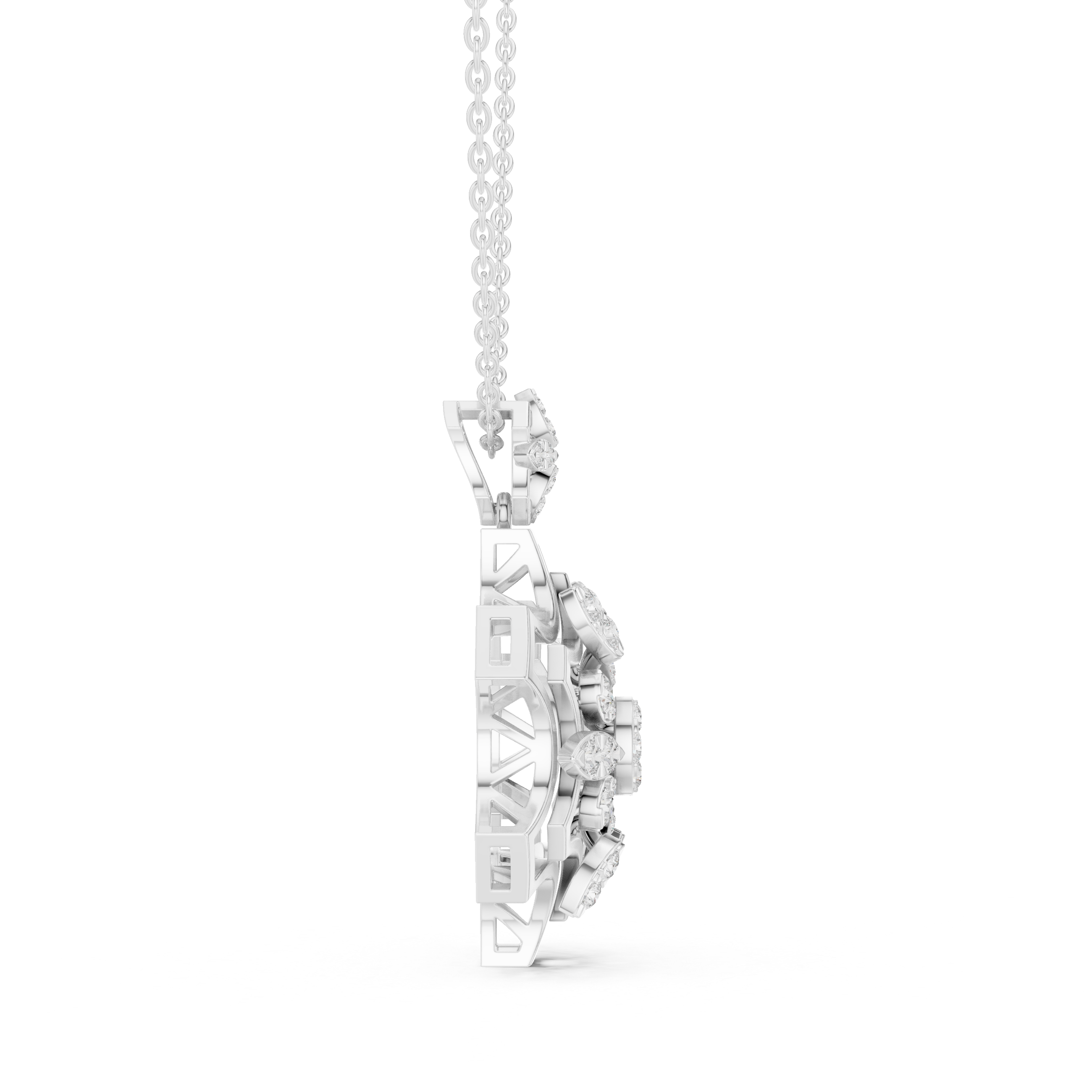 Hexaflora Diamond Pendant