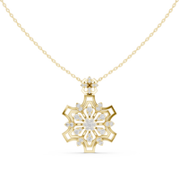 Hexaflora Diamond Pendant