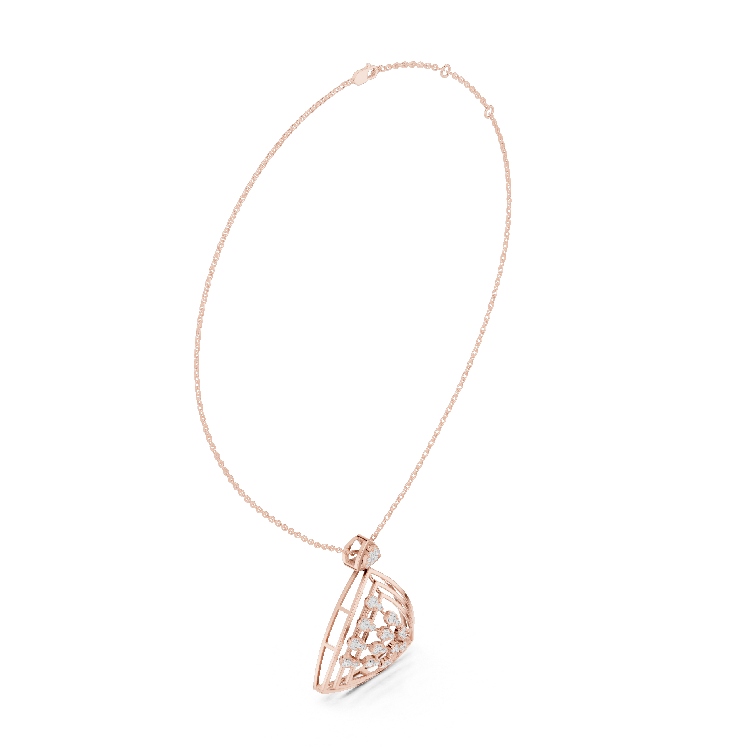 Triwing Diamond Pendant