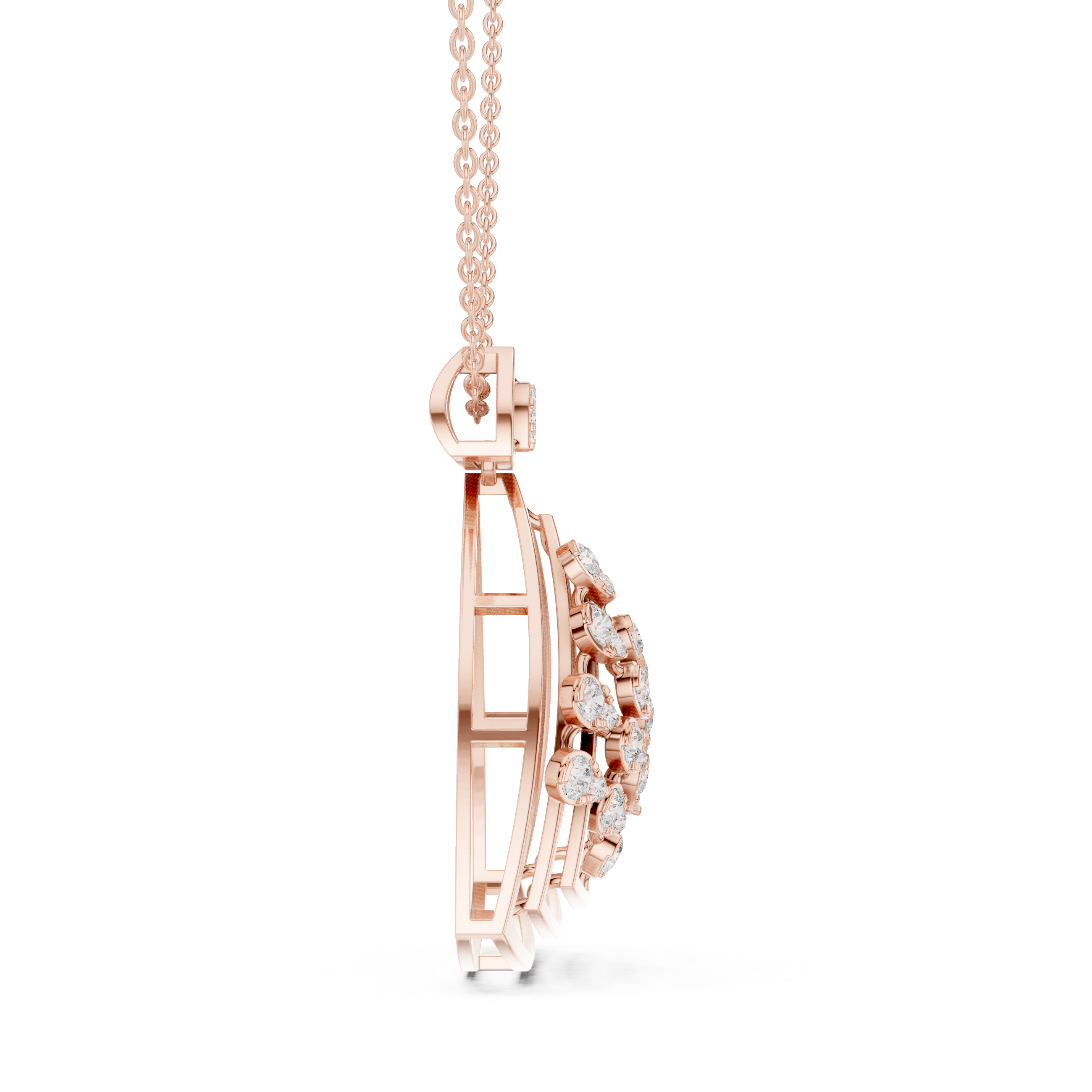 Triwing Diamond Pendant
