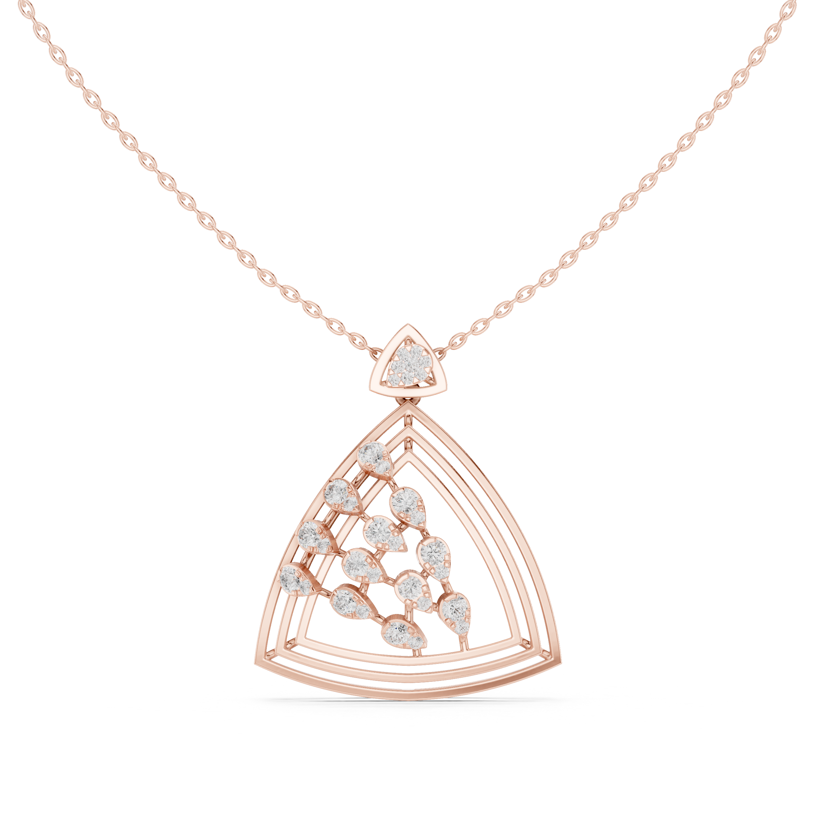 Triwing Diamond Pendant
