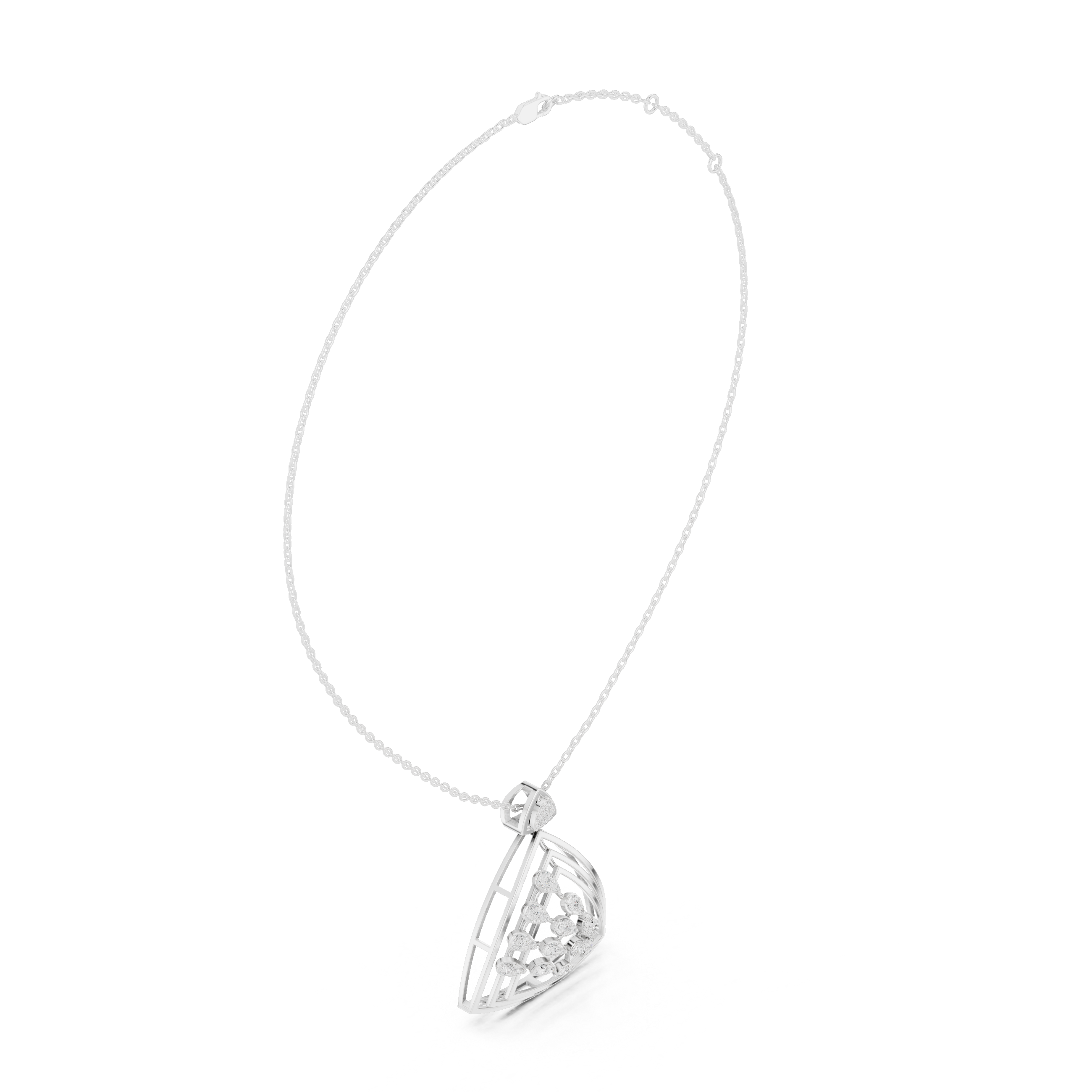 Triwing Diamond Pendant