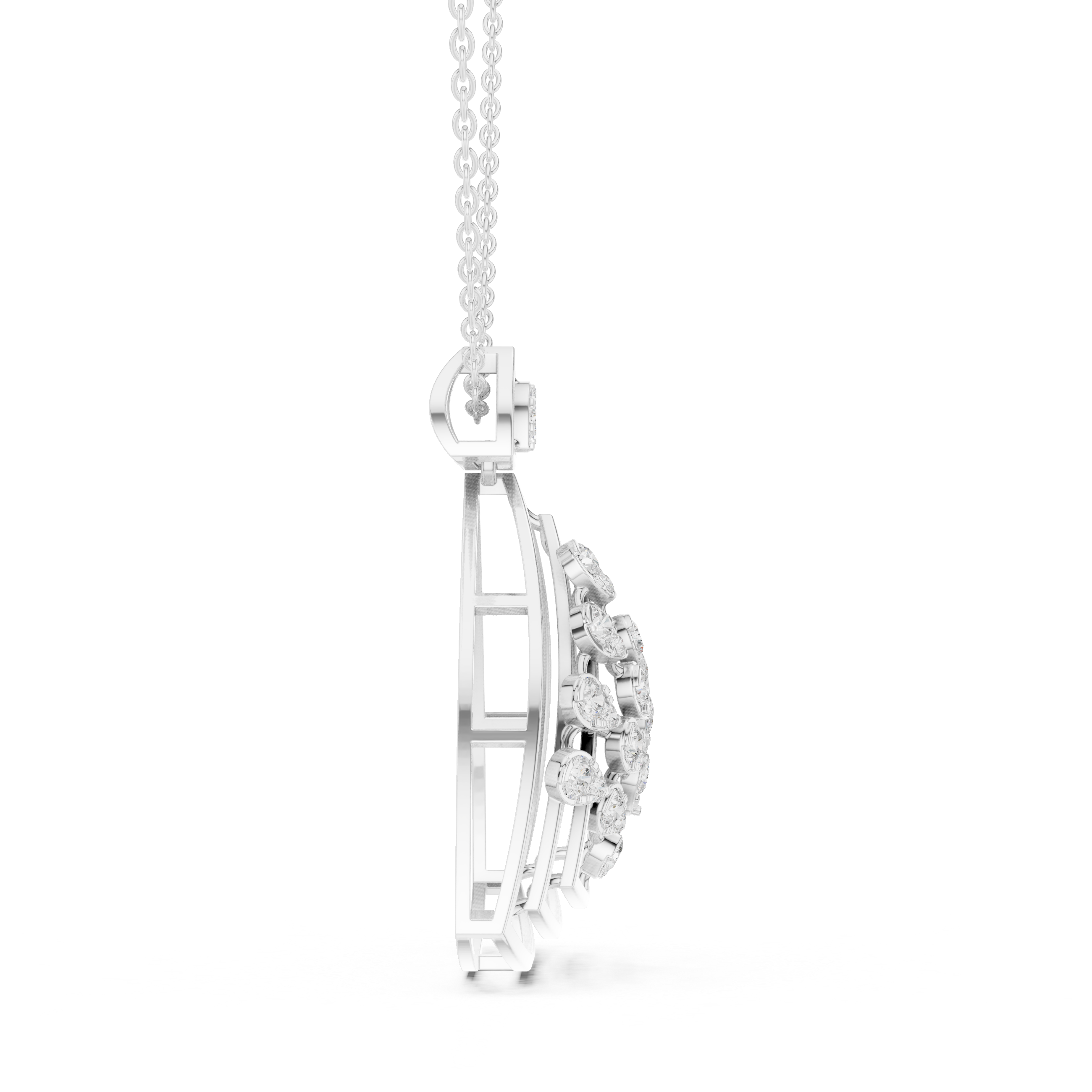 Triwing Diamond Pendant