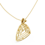 Triwing Diamond Pendant