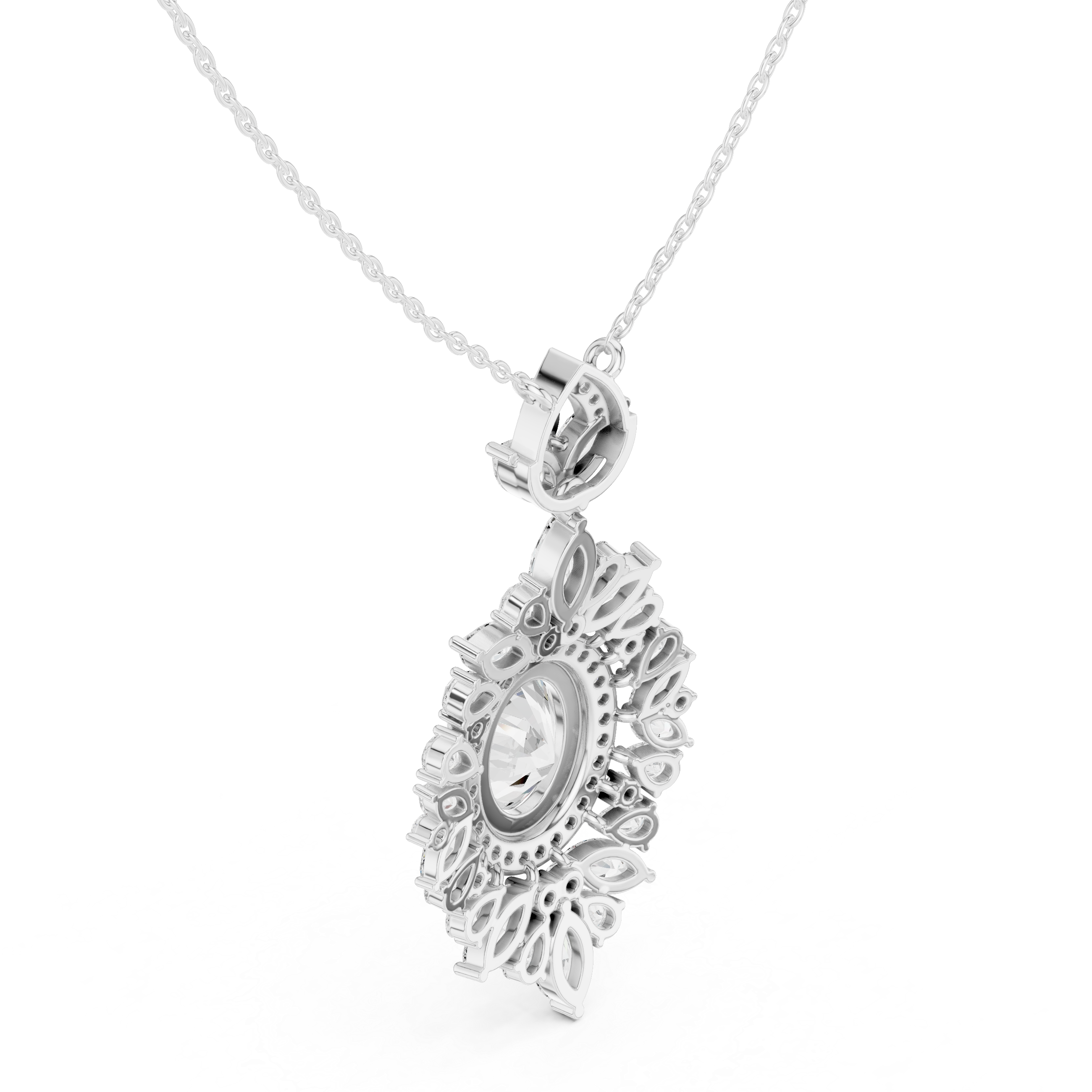 Rajlaxmi Diamond Pendant
