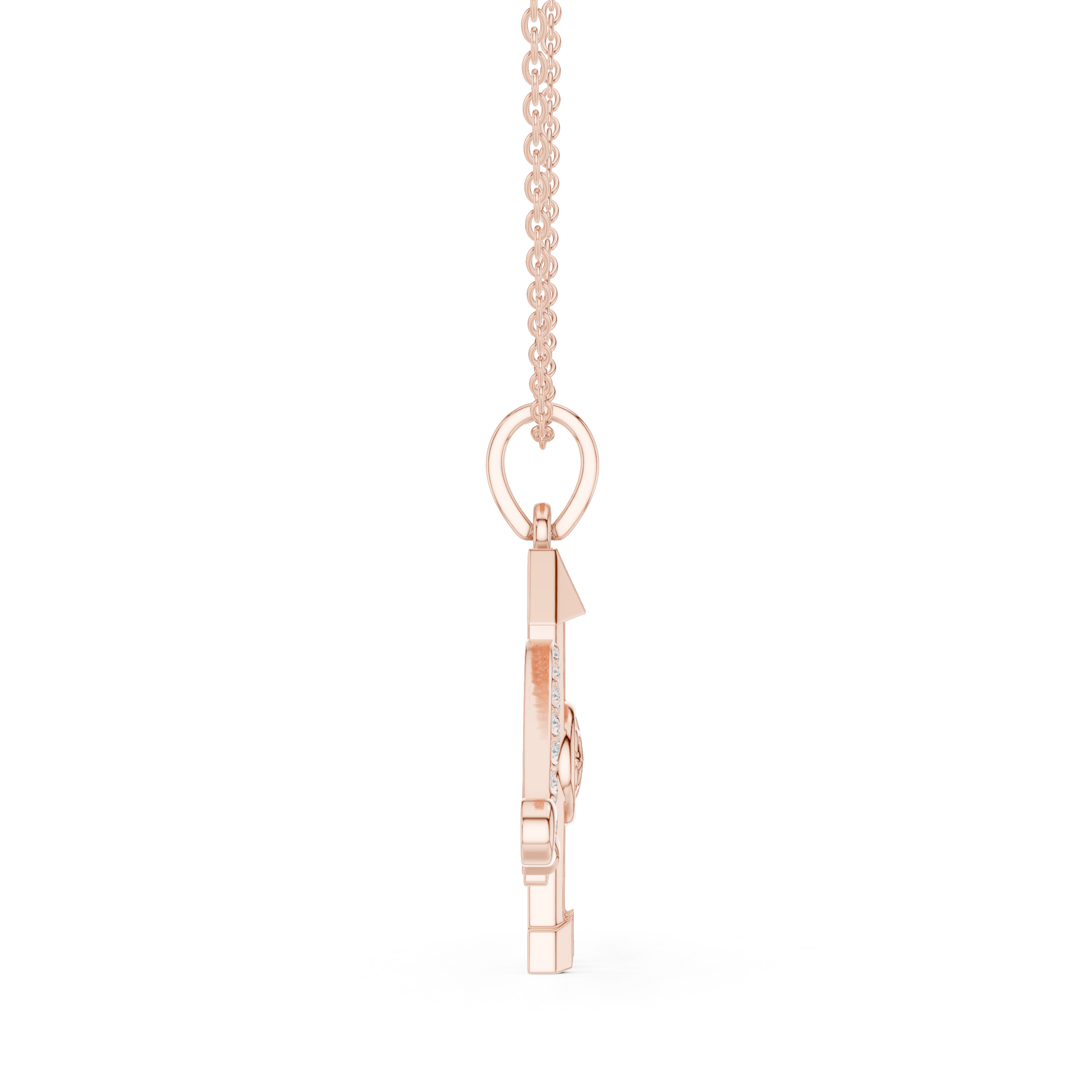 Trishakti Om Diamond Pendant
