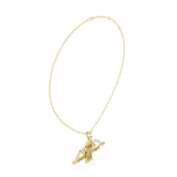 Trishakti Om Diamond Pendant