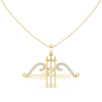 Trishakti Om Diamond Pendant