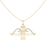 Trishakti Om Diamond Pendant