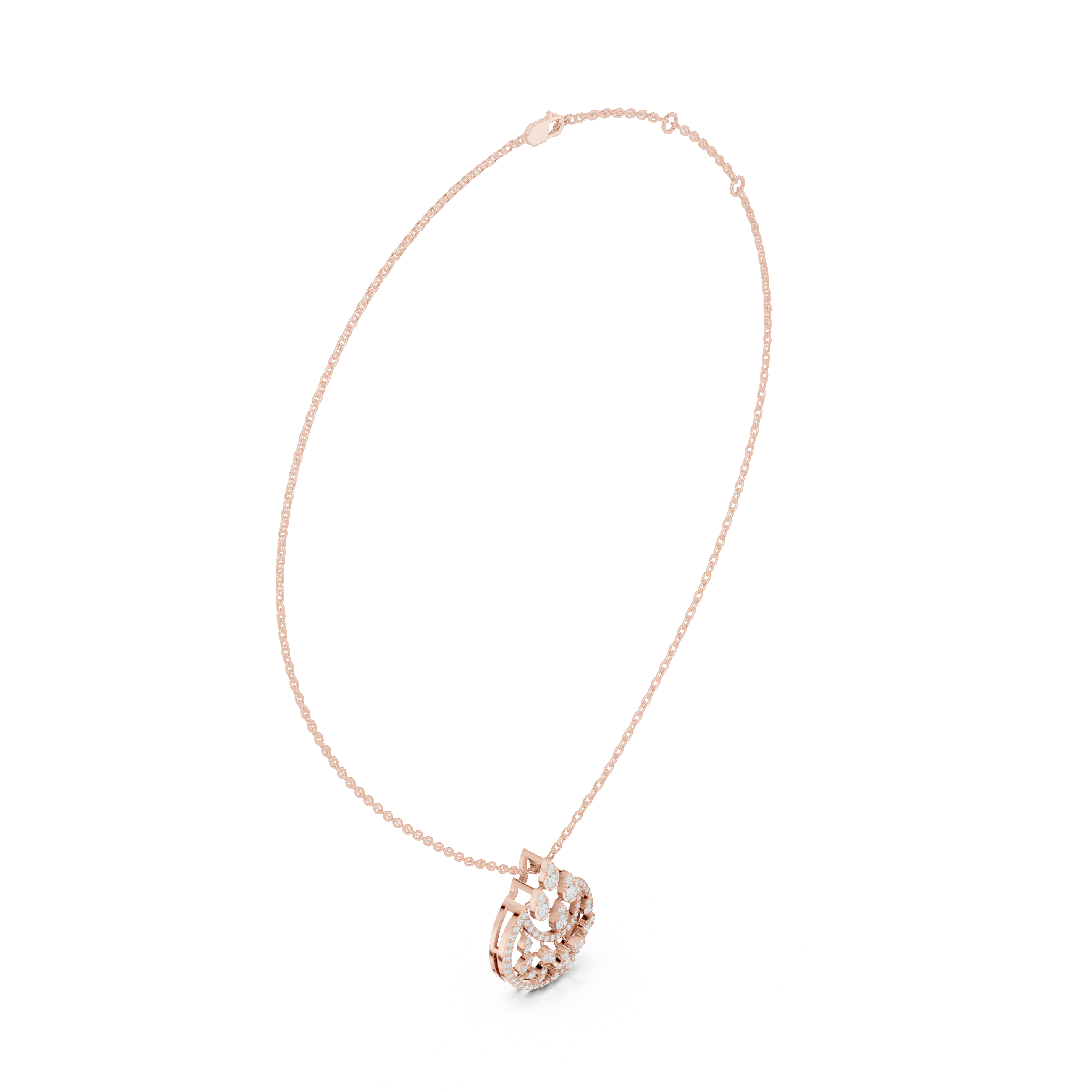 Moonlace Diamond Pendant