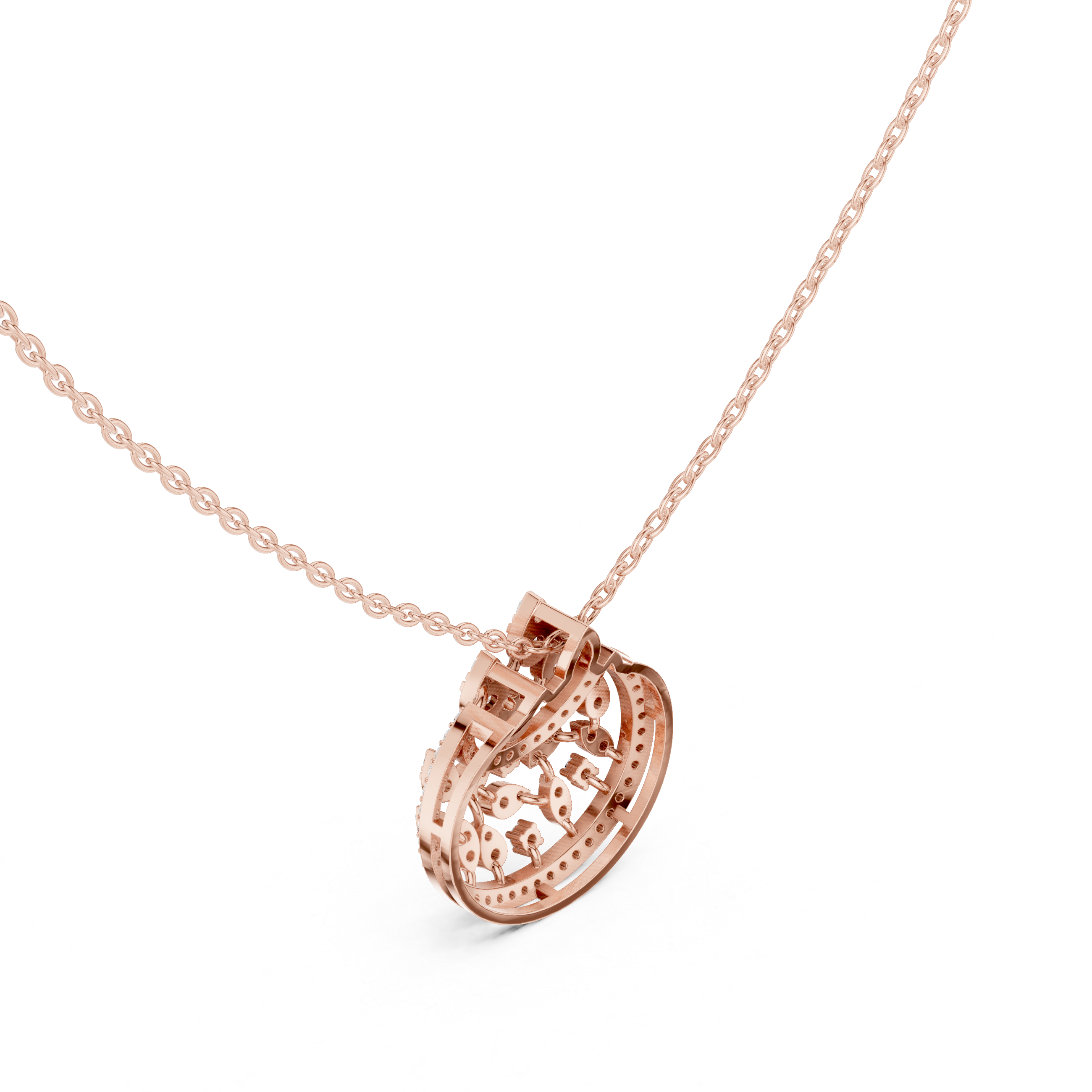 Moonlace Diamond Pendant