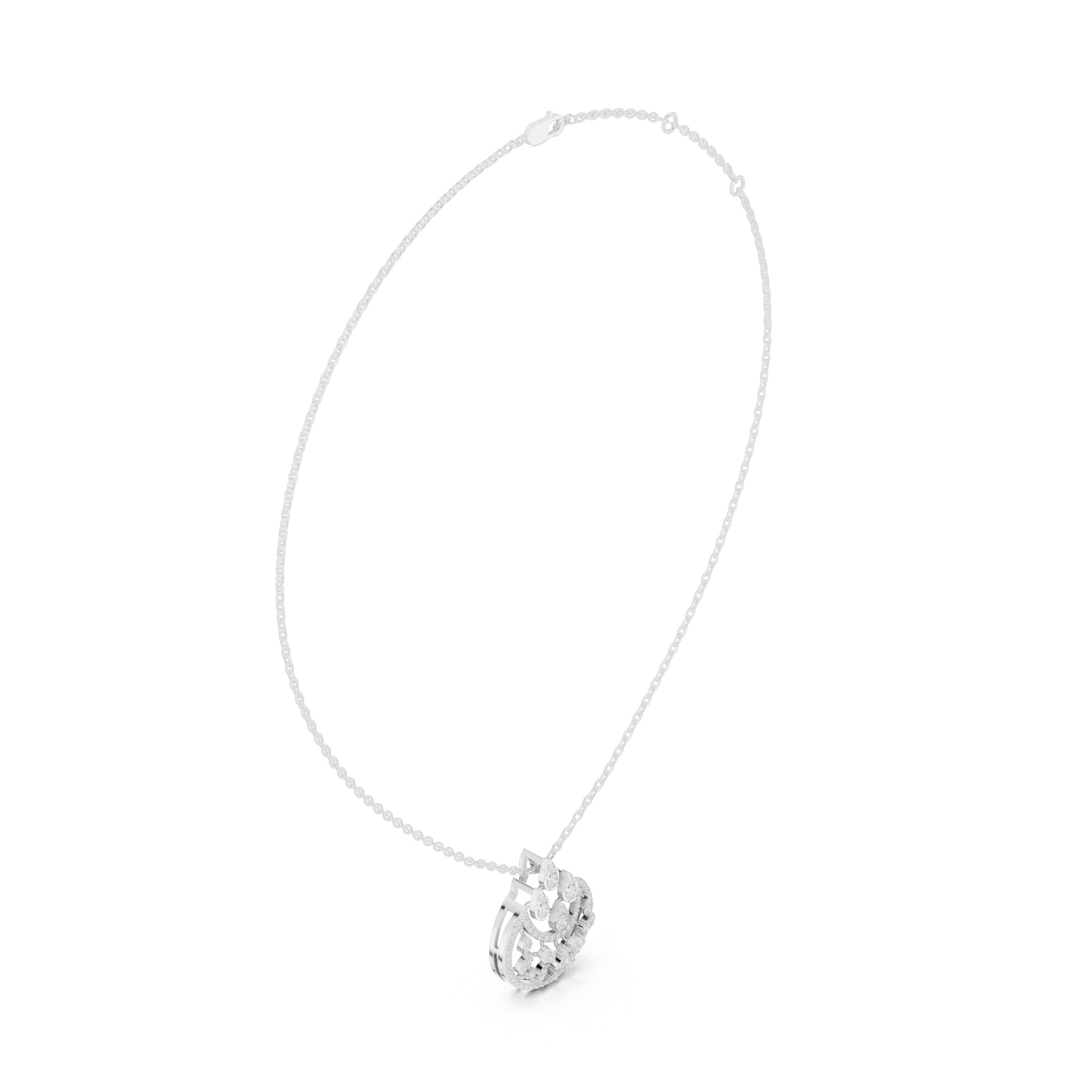 Moonlace Diamond Pendant