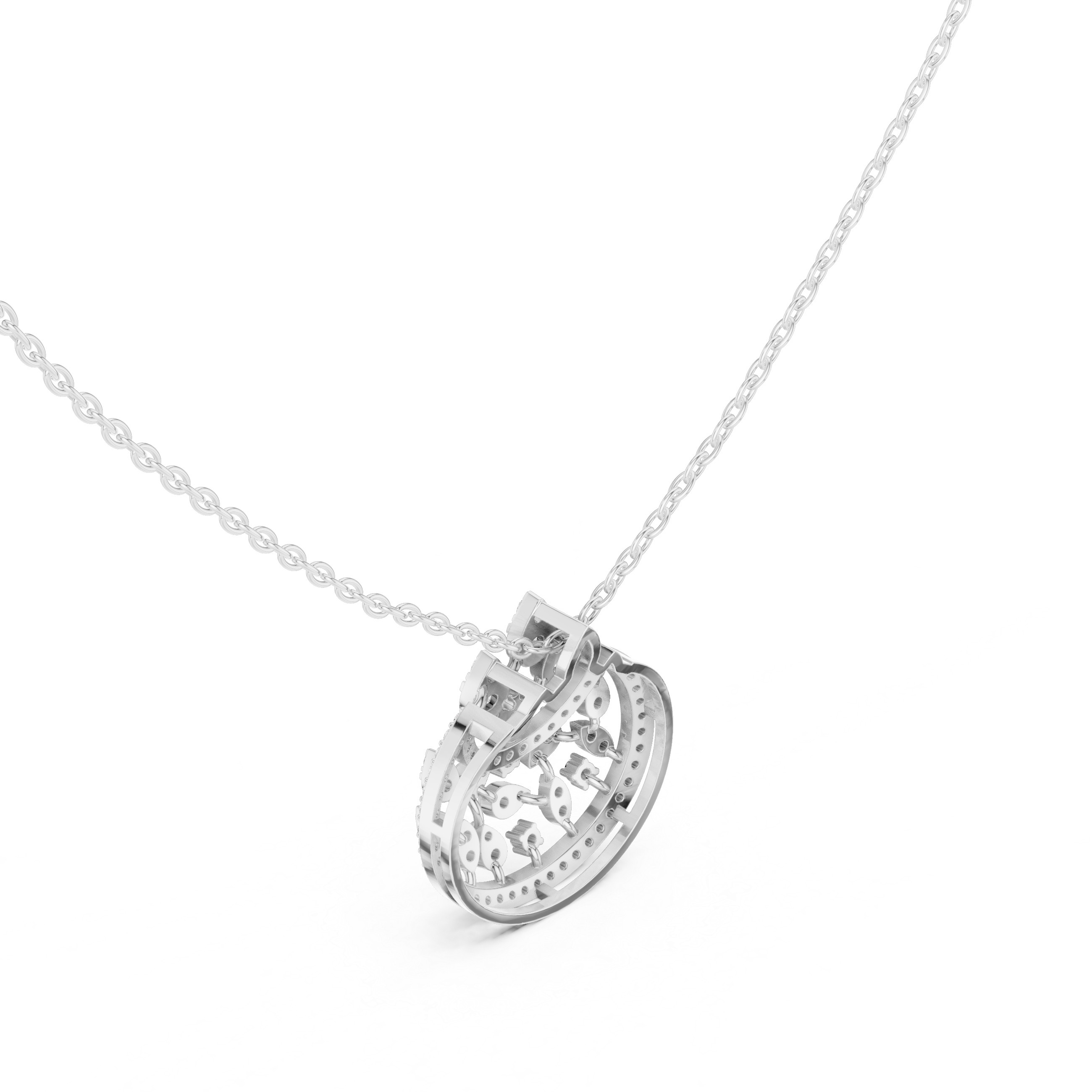 Moonlace Diamond Pendant