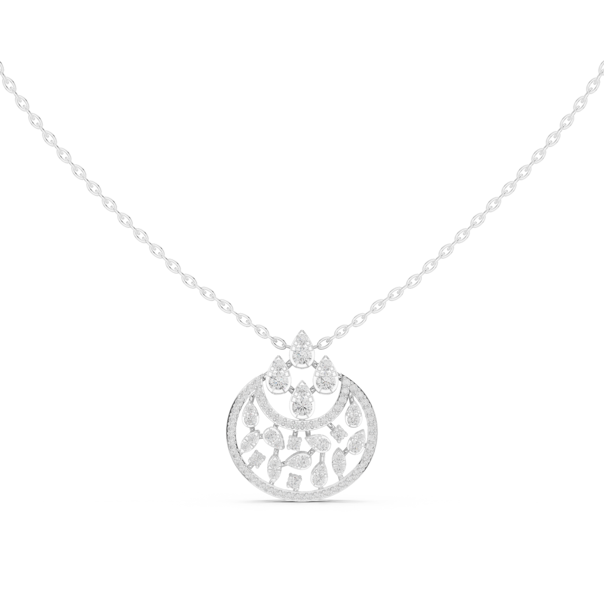 Moonlace Diamond Pendant